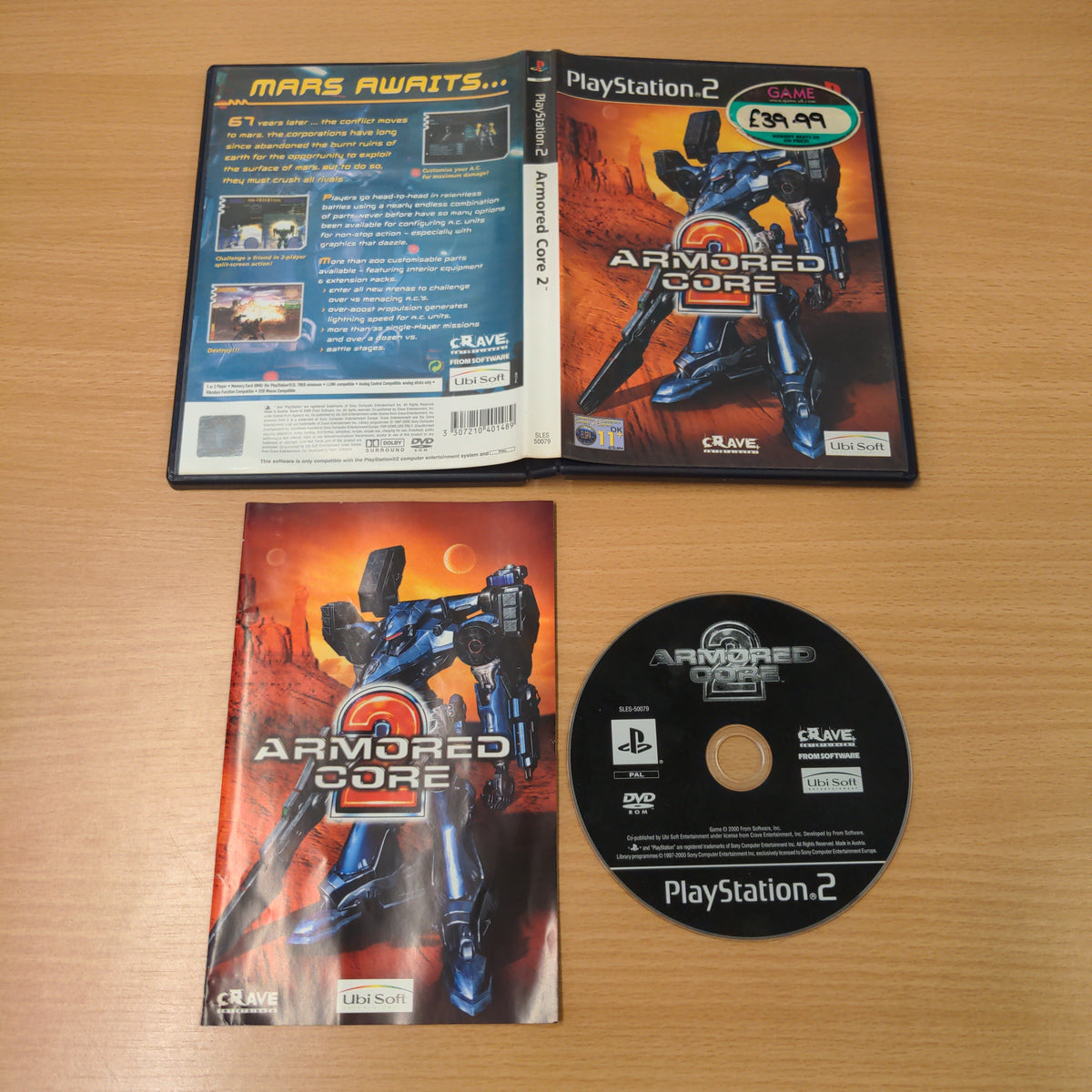 Armored Core 2 - PS2, Retro Console Games