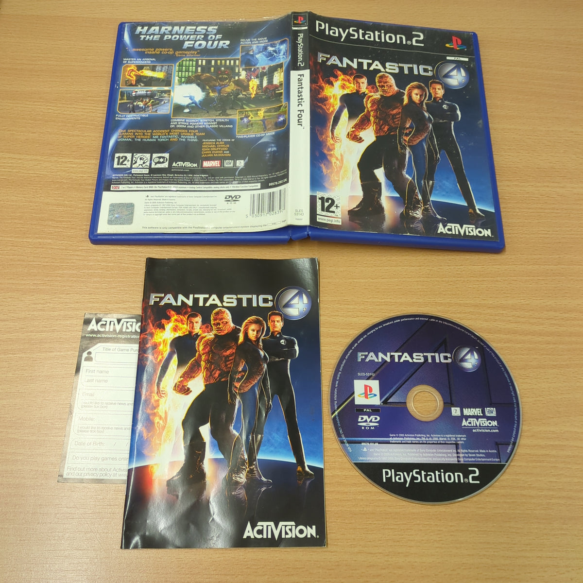 Fantastic Four Sony PS2 game – retro game store uk - 8BitBeyond.com