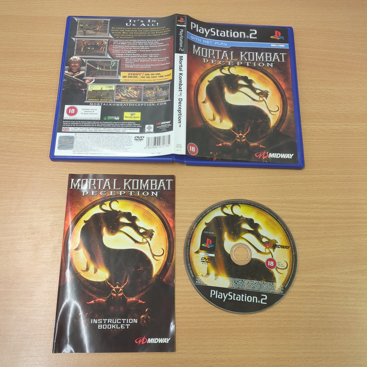 Mortal Kombat: Deception Sony PS2 game – retro game store uk -  8BitBeyond.com