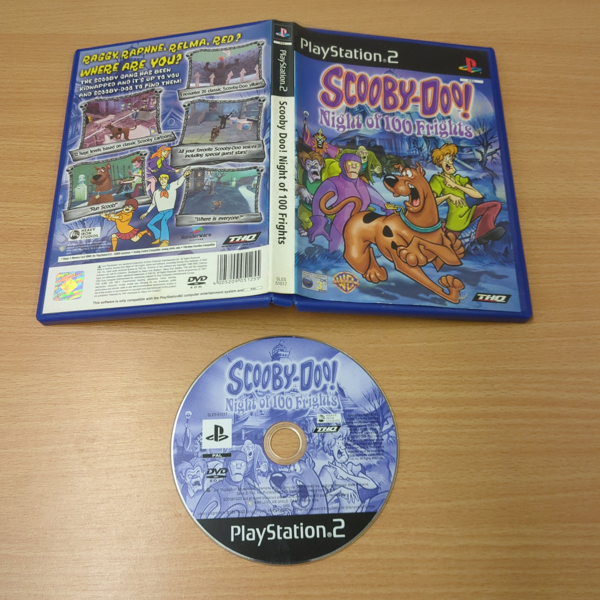 Scooby Doo! Night of 100 Frights Sony PS2 game – retro game store uk -  8BitBeyond.com