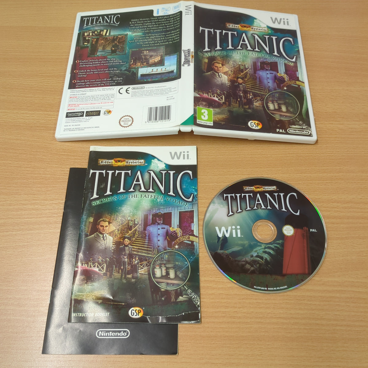 Titanic Mysterynintendo Wii Game Complete + Tested 8bitbeyond – Retro 