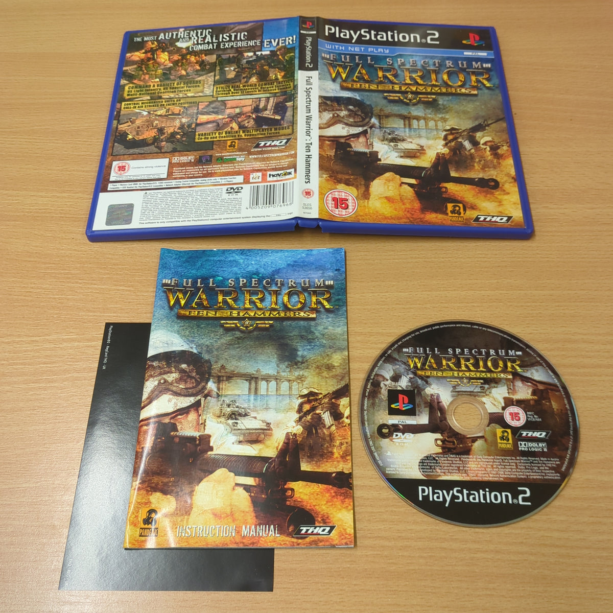 Full Spectrum Warrior: Ten Hammers Sony PS2 game – retro game store uk -  8BitBeyond.com