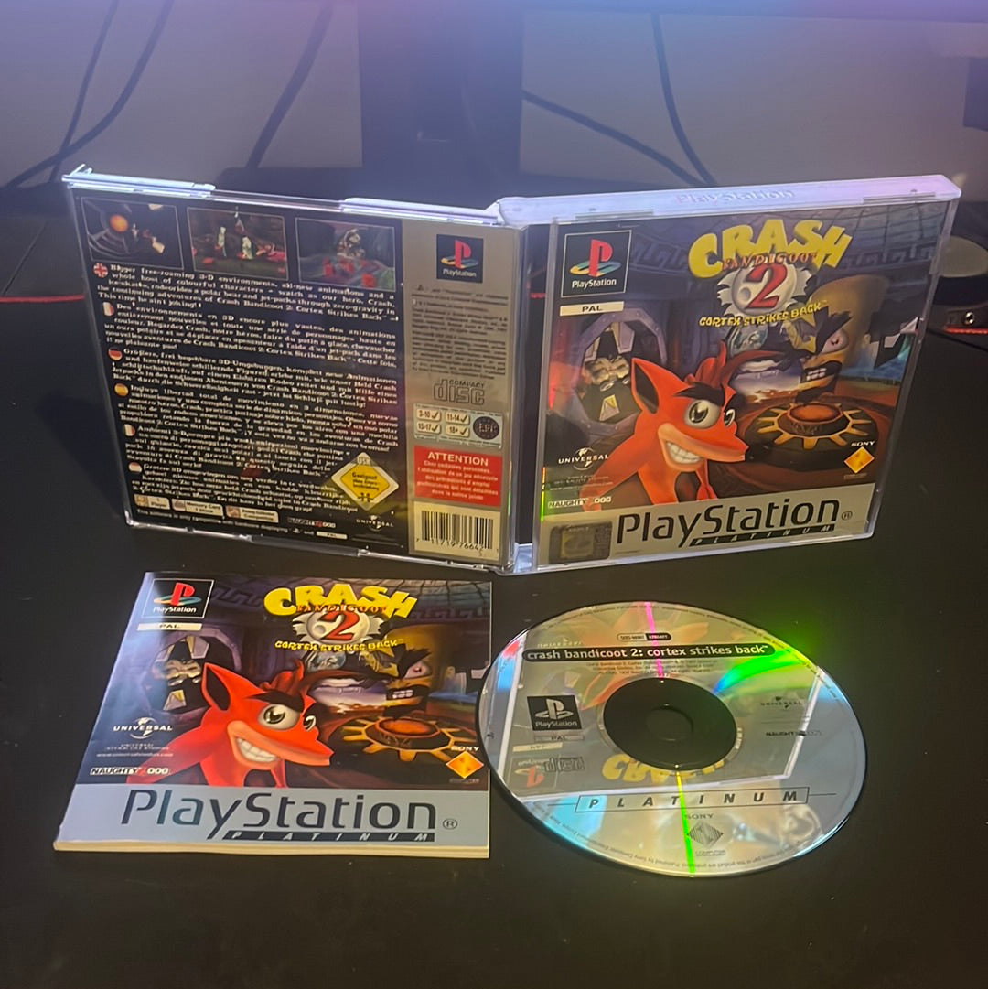 Crash Bandicoot 2 Cortex Strikes Back - Playstation PS1 (Used) 