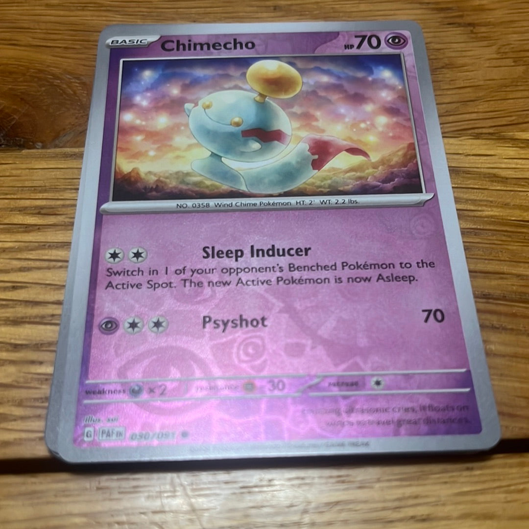 Paldean Fates: Chimecho [Reverse Holo] #30 – retro game store uk