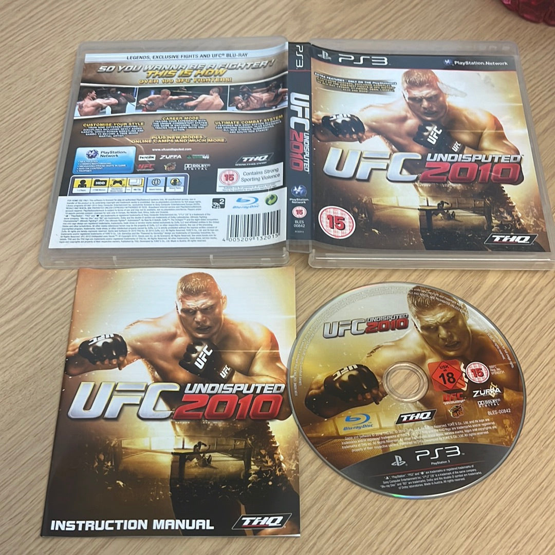 UFC Undisputed 2010 PS3 Game – retro game store uk - 8BitBeyond.com