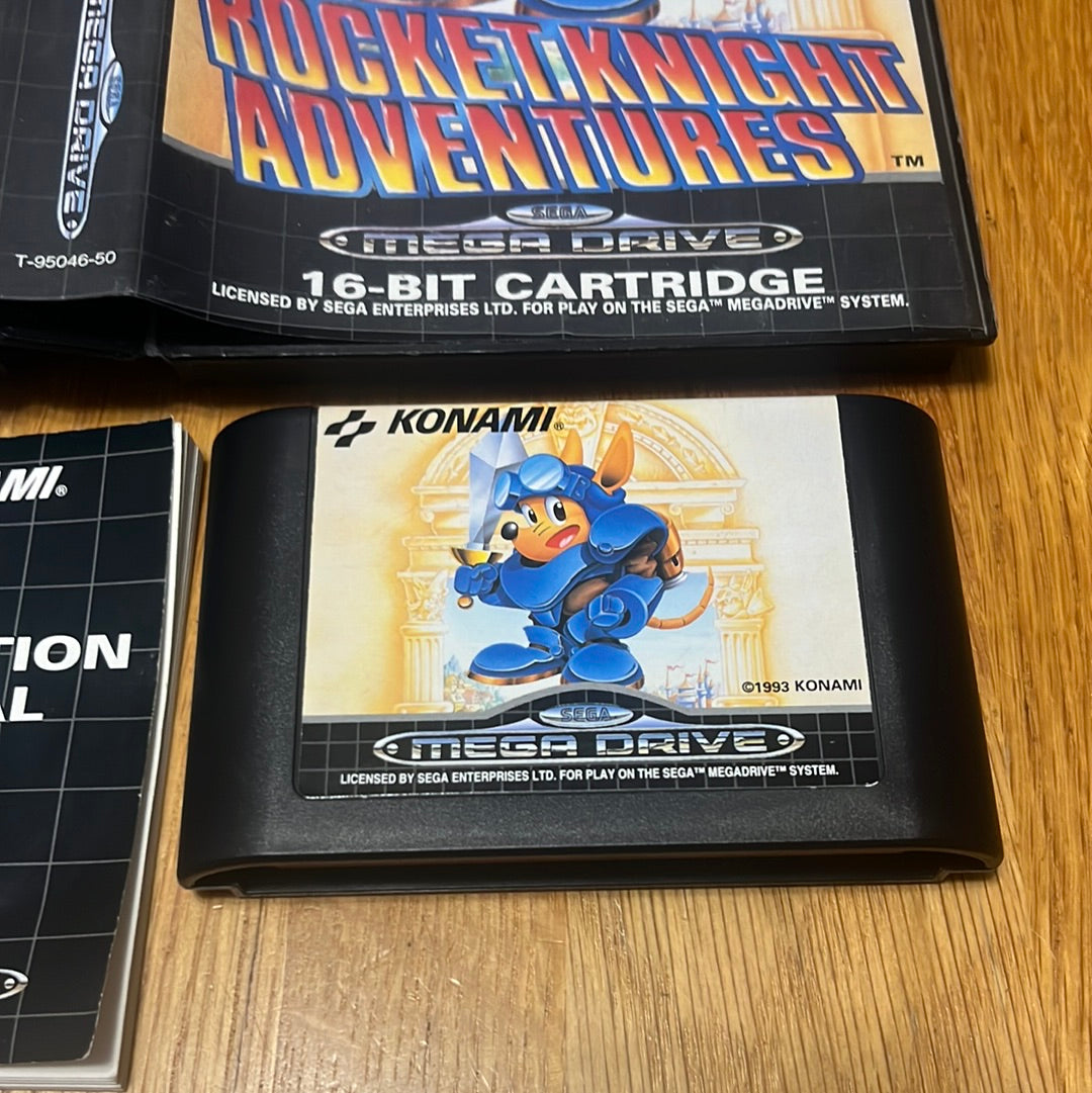 Rocket knight adventure Sega megadrive complete 32.99 8BitBeyond – retro  game store uk - 8BitBeyond.com