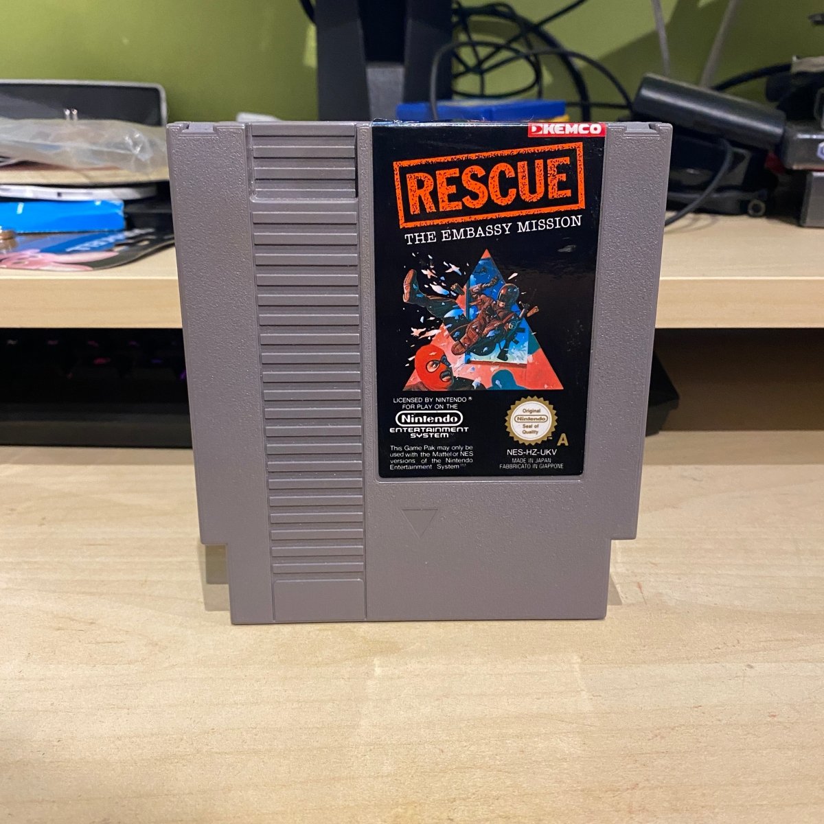 Rescue the embassy mission Nes game cart only – retro game store uk 