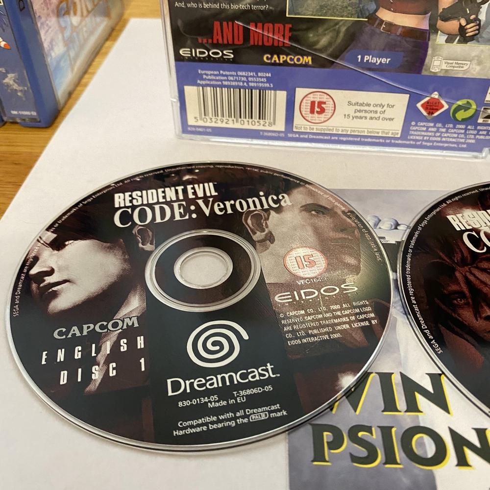 Resident Evil Code: Veronica Dreamcast Game For Sale