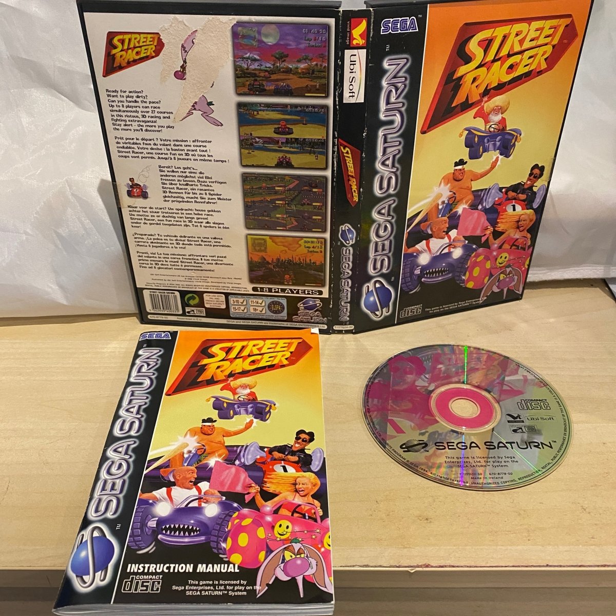 Street Racer Sega saturn game complete 17.99 8BitBeyond – retro game store  uk - 8BitBeyond.com