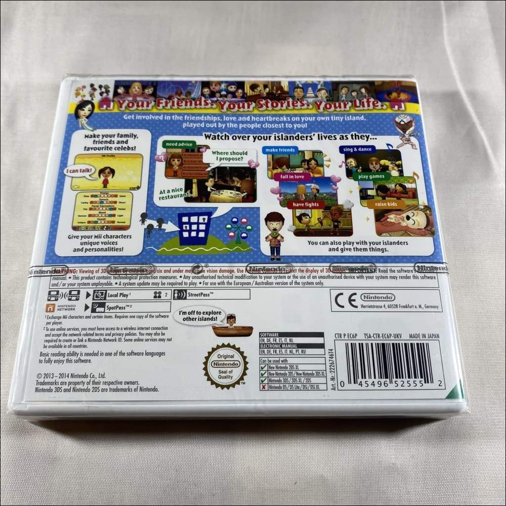 Tomodachi life new sealed Nintendo 8BitBeyond – store 3ds 27.99 retro game uk