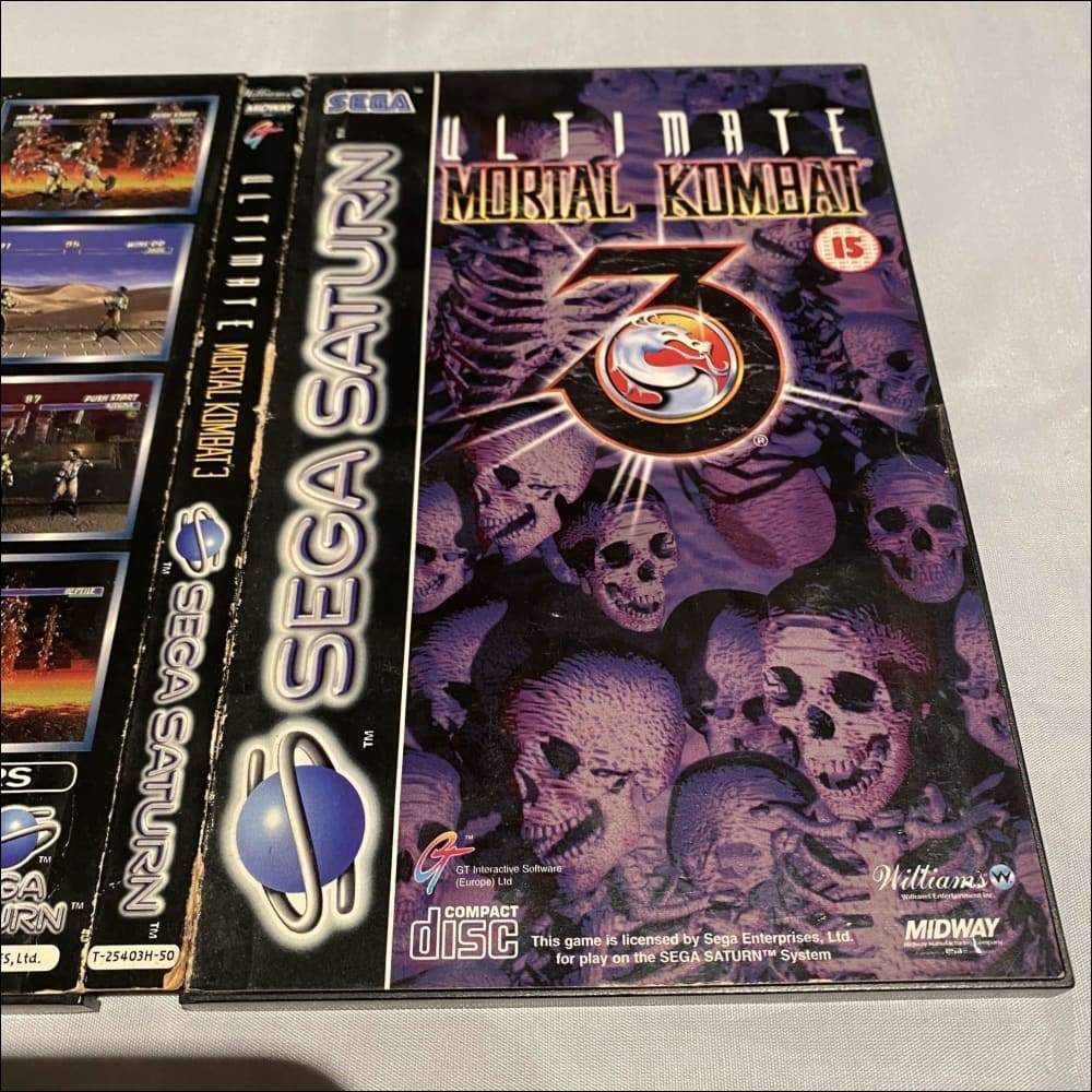  Ultimate Mortal Kombat 3 - Sega Saturn : Video Games