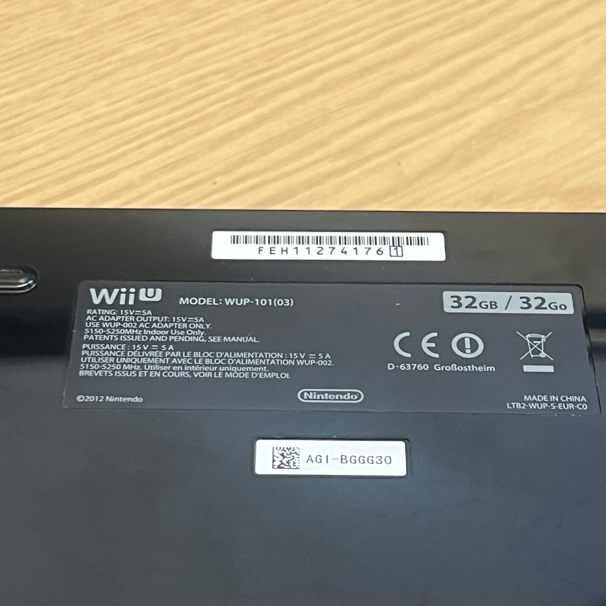 Nintendo authentic Wii U 32GB