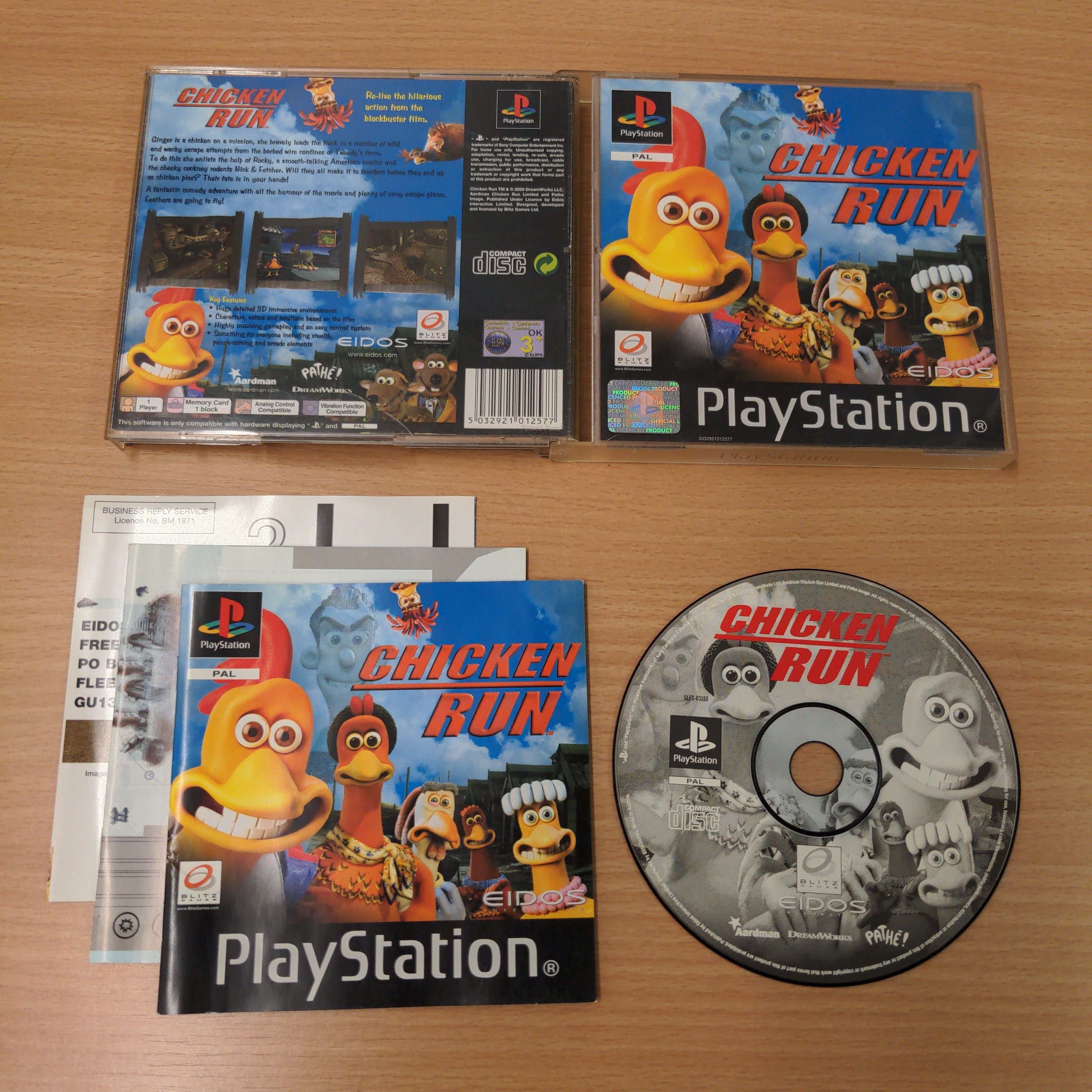 🕹️ Play Retro Games Online: Chicken Run (PS1)