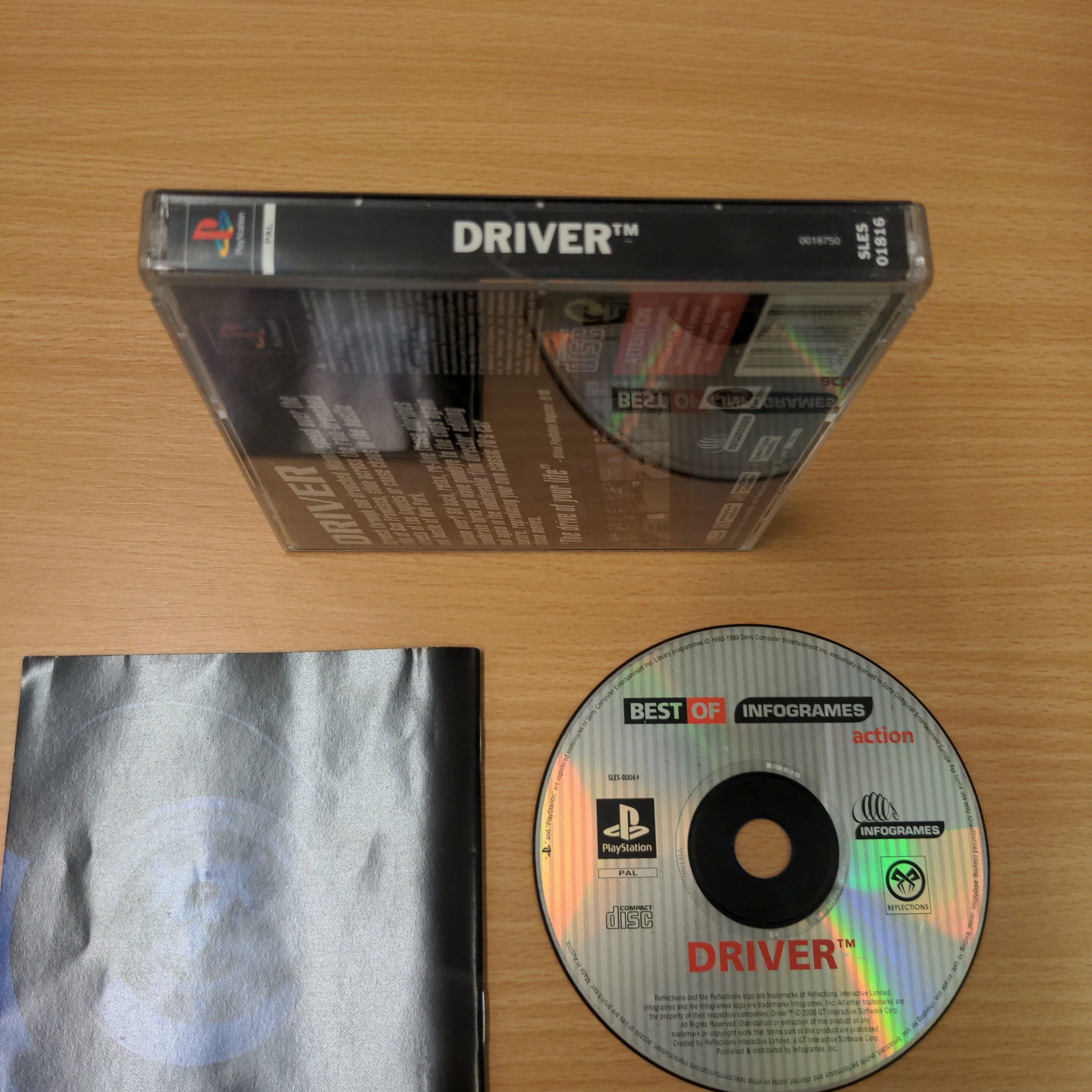 Driver (Best of Infogrames) Sony PS1 game – retro game store uk -  8BitBeyond.com