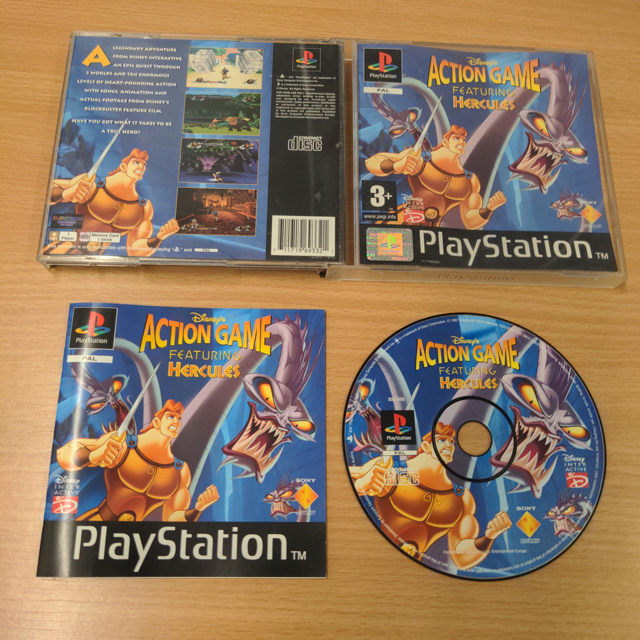 Disney's hercules deals action game ps1