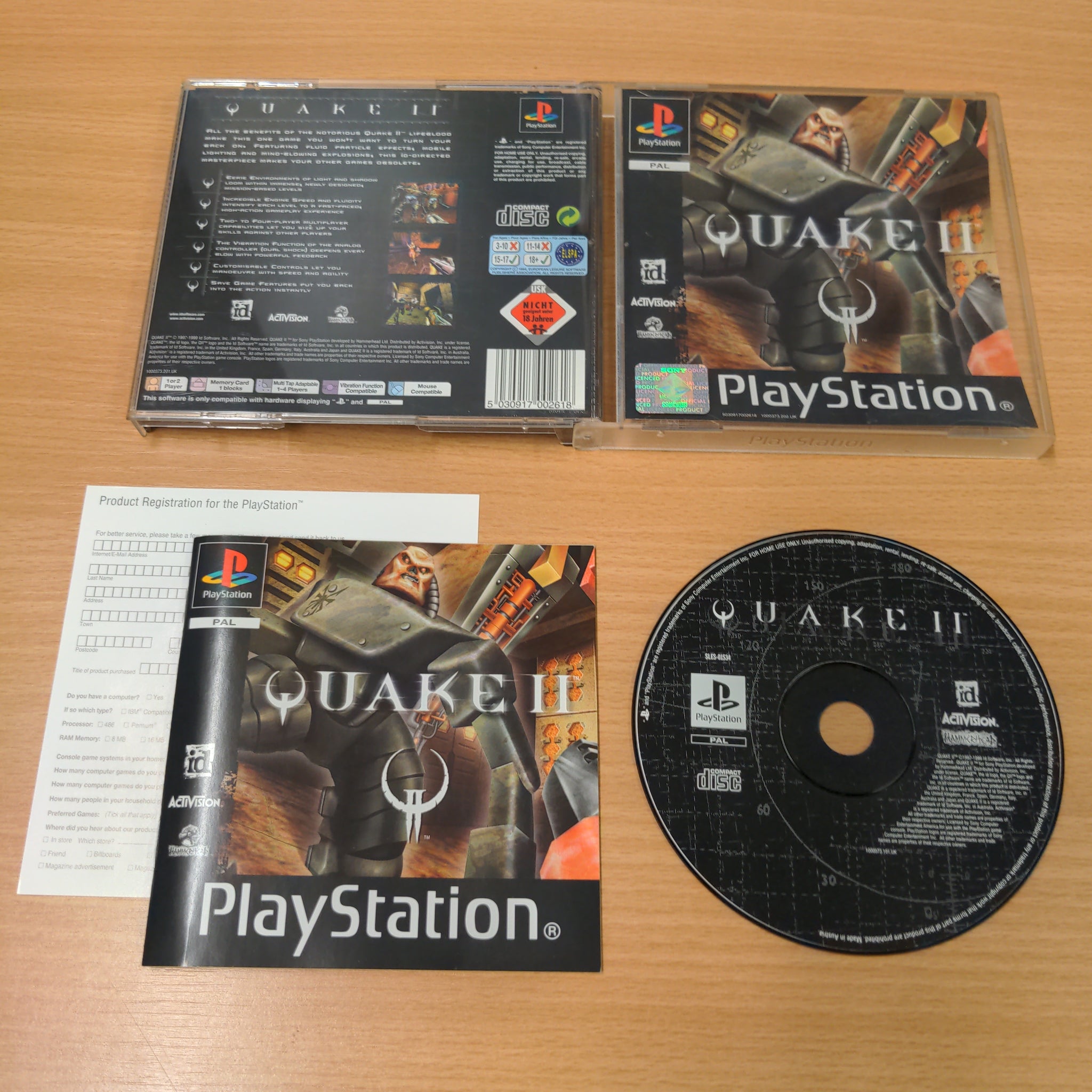 Quake II Sony PS1 game – retro game store uk - 8BitBeyond.com