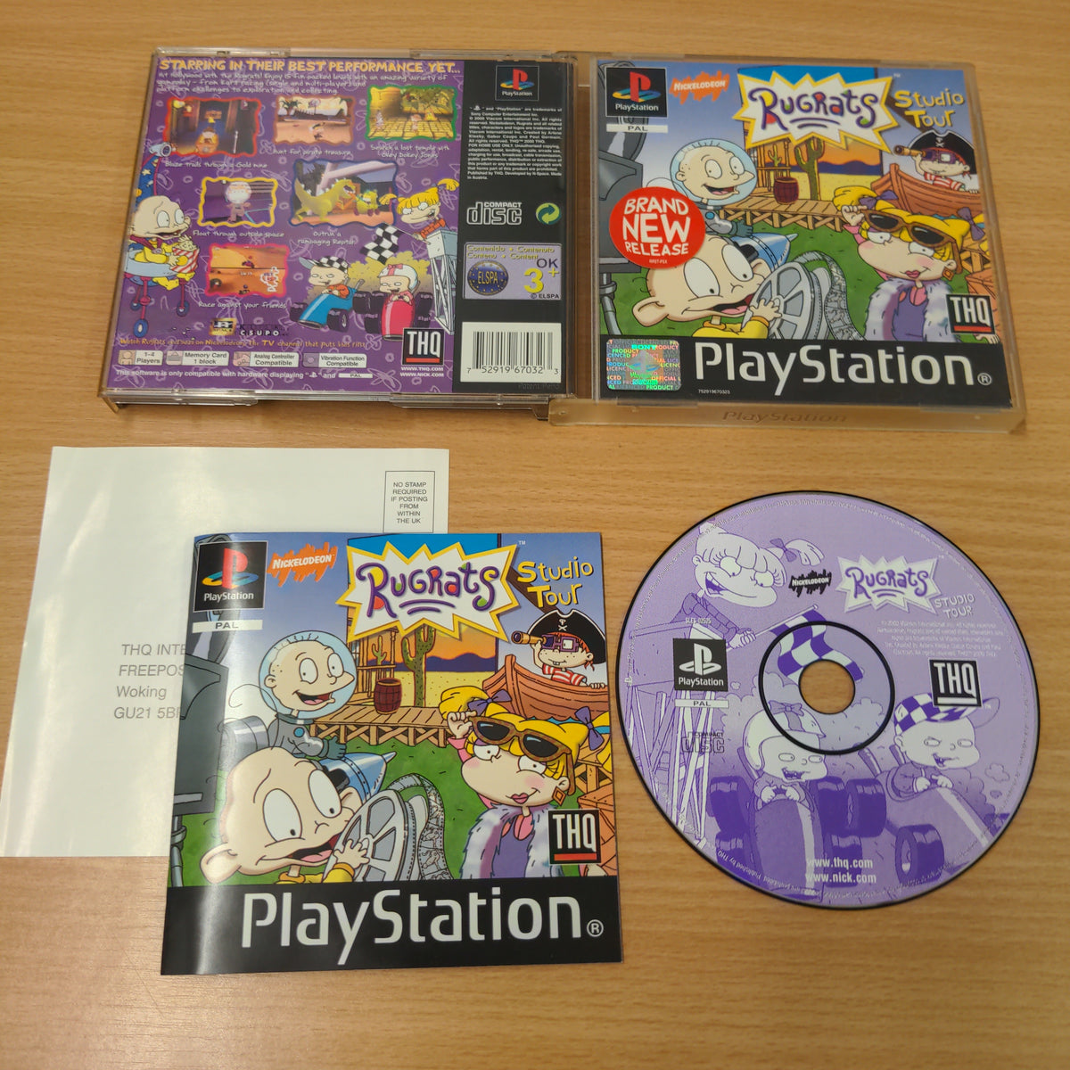 Rugrats Studio Tour Sony PS1 game – retro game store uk - 8BitBeyond.com