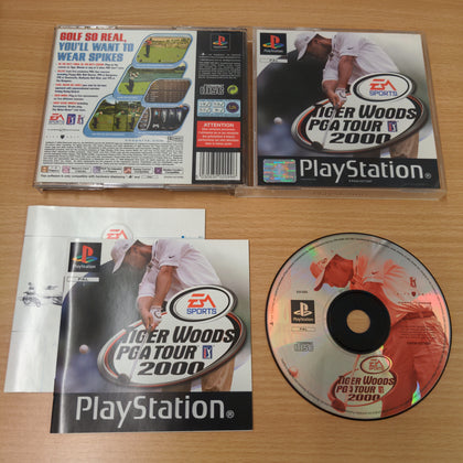 Tiger Woods PGA Tour 2000 Sony PS1 game