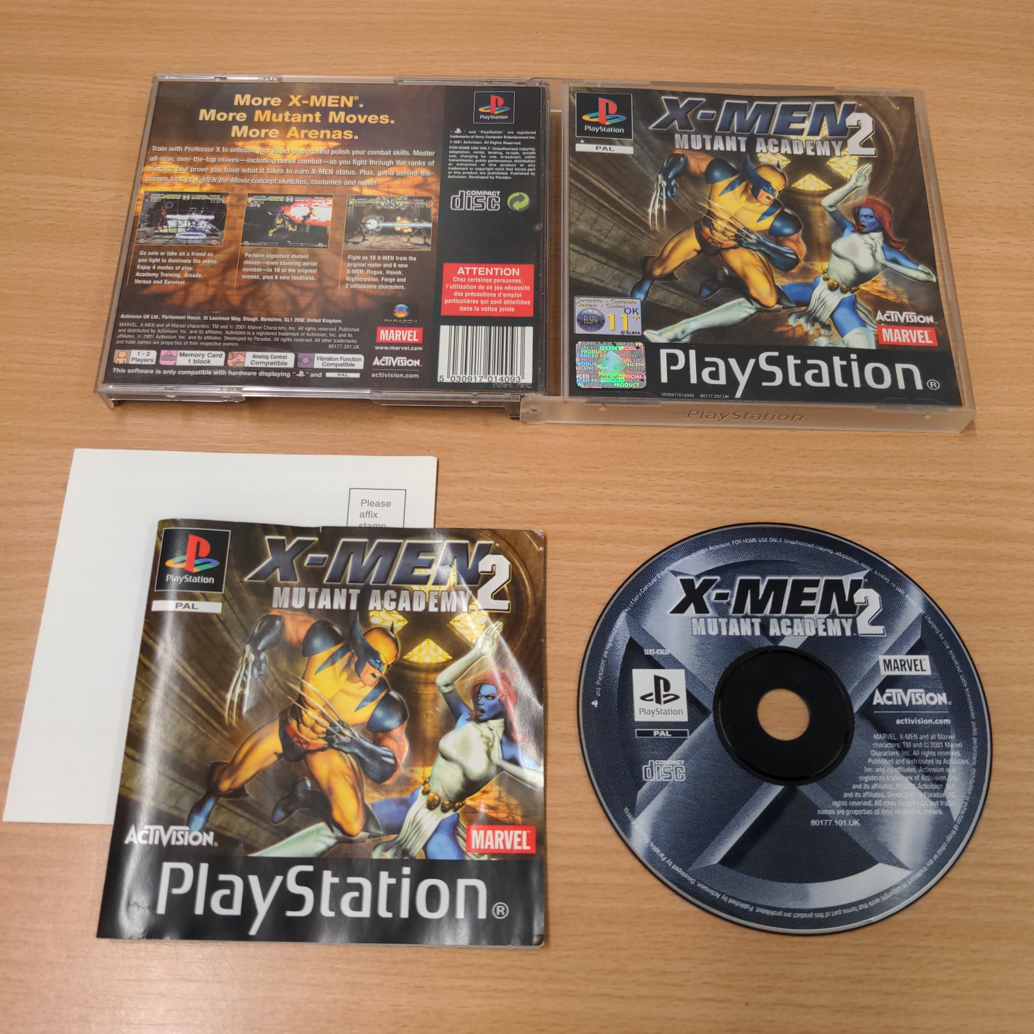 X-Men Mutant Academy 2 Sony PS1 game – retro game store uk - 8BitBeyond.com