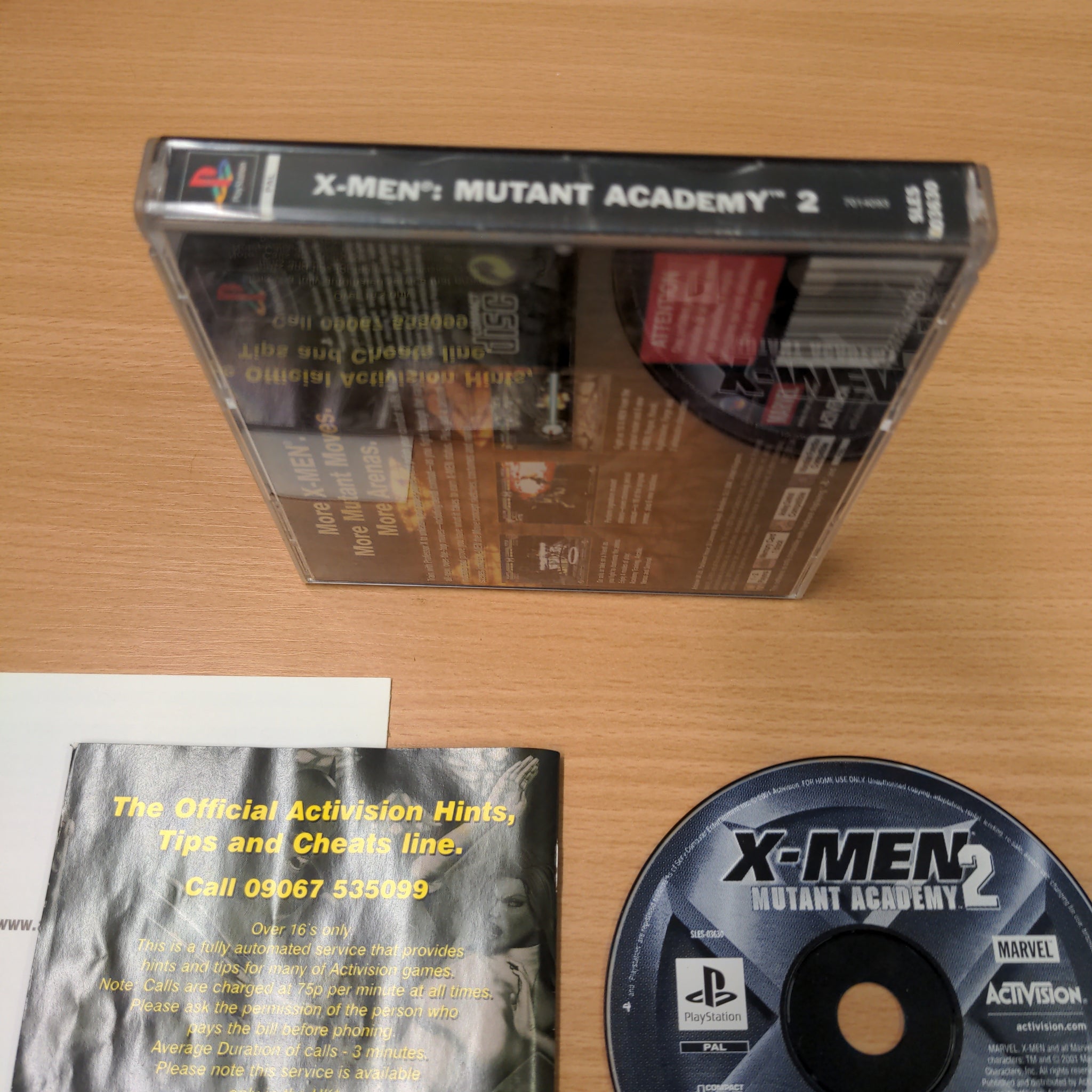 X-Men Mutant Academy 2 Sony PS1 game – retro game store uk - 8BitBeyond.com