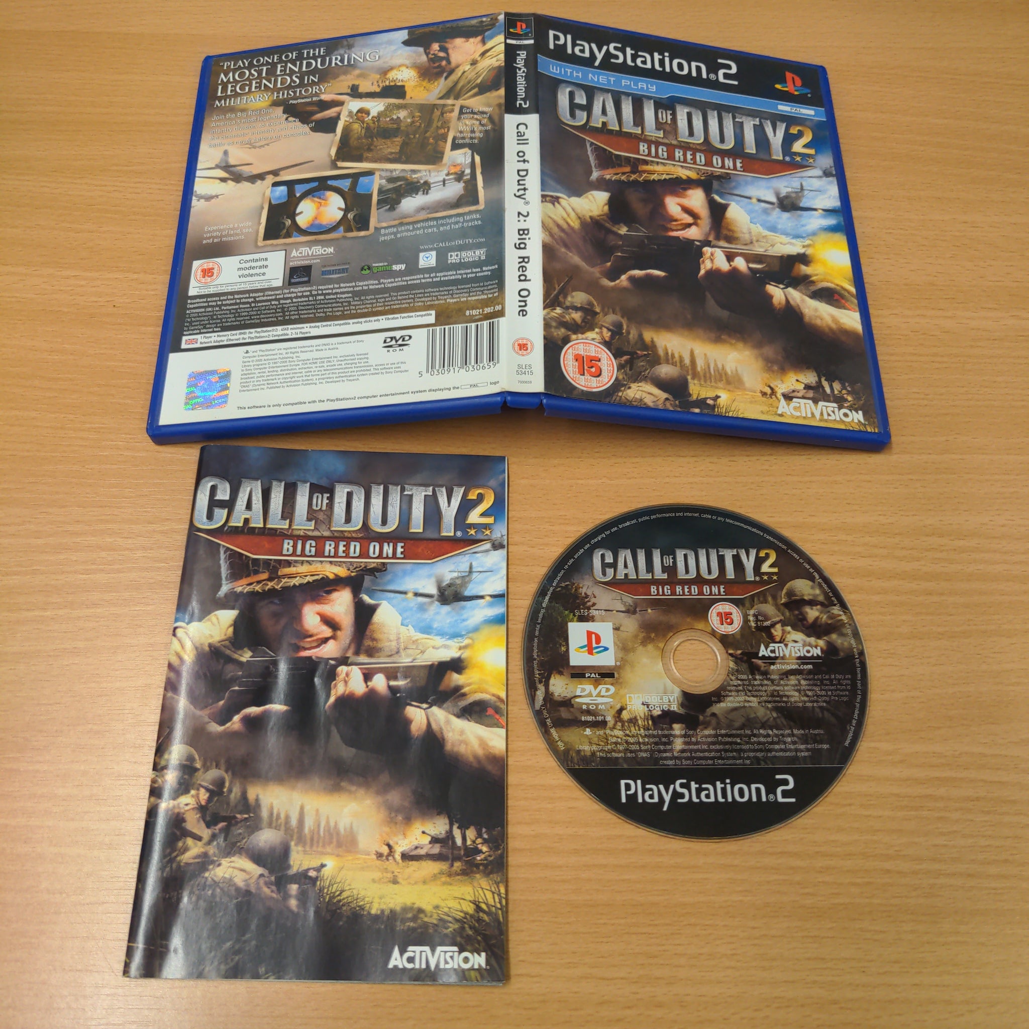 Call Of Duty PS2 Playstation2/PS2 Game Playstation 2 Games PS2 Playstation2/ PS2 cd Games