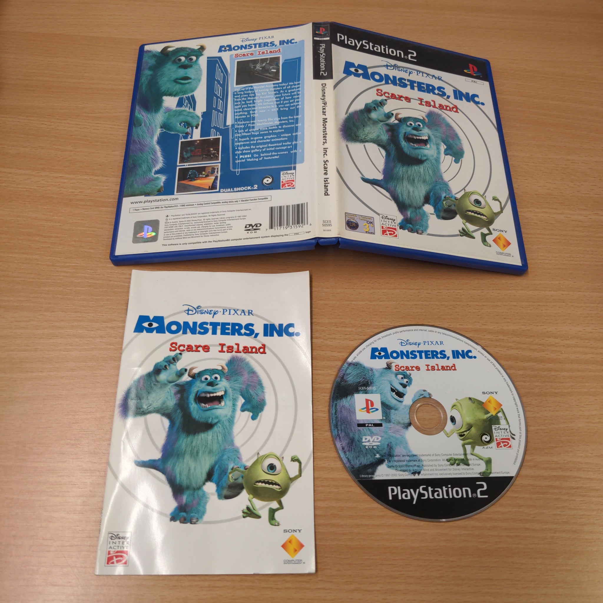 Disney/Pixar Monsters, Inc. Scare Island Sony PS2 game – retro game store  uk - 8BitBeyond.com