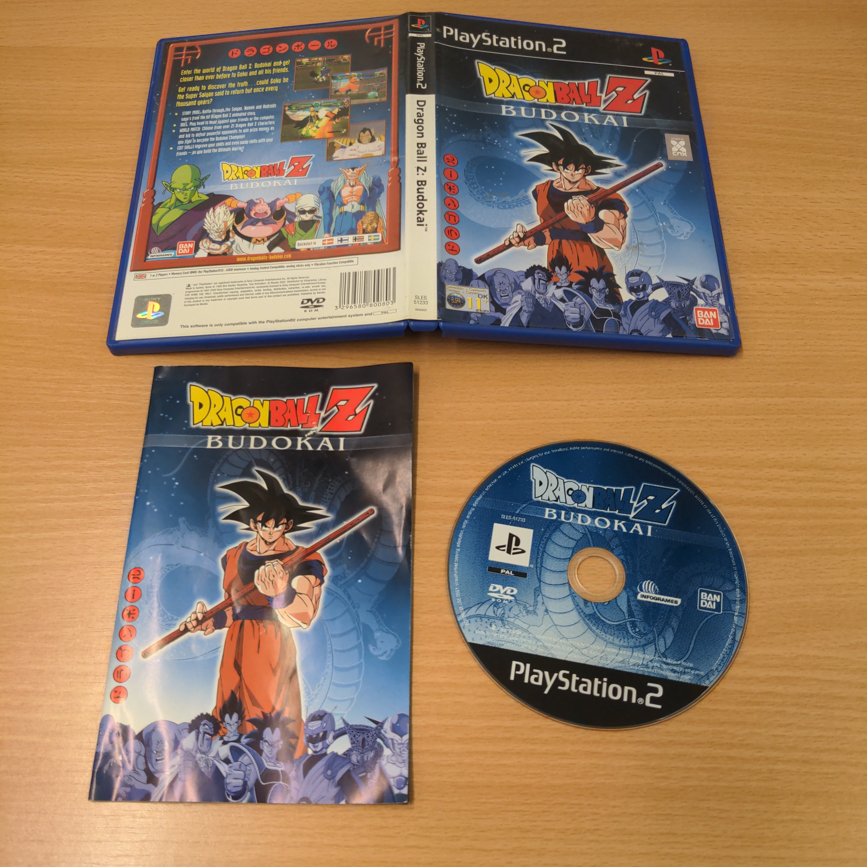Dragon Ball Z: Budokai Sony PS2 game