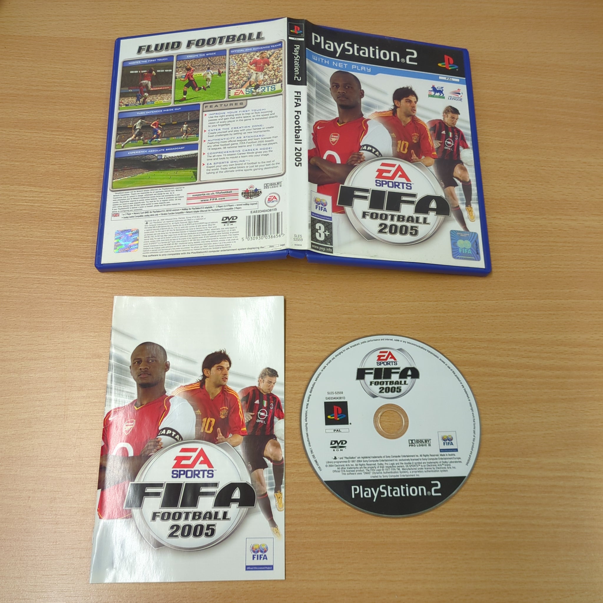 FIFA Football 2005 Sony PS2 game – retro game store uk - 8BitBeyond.com