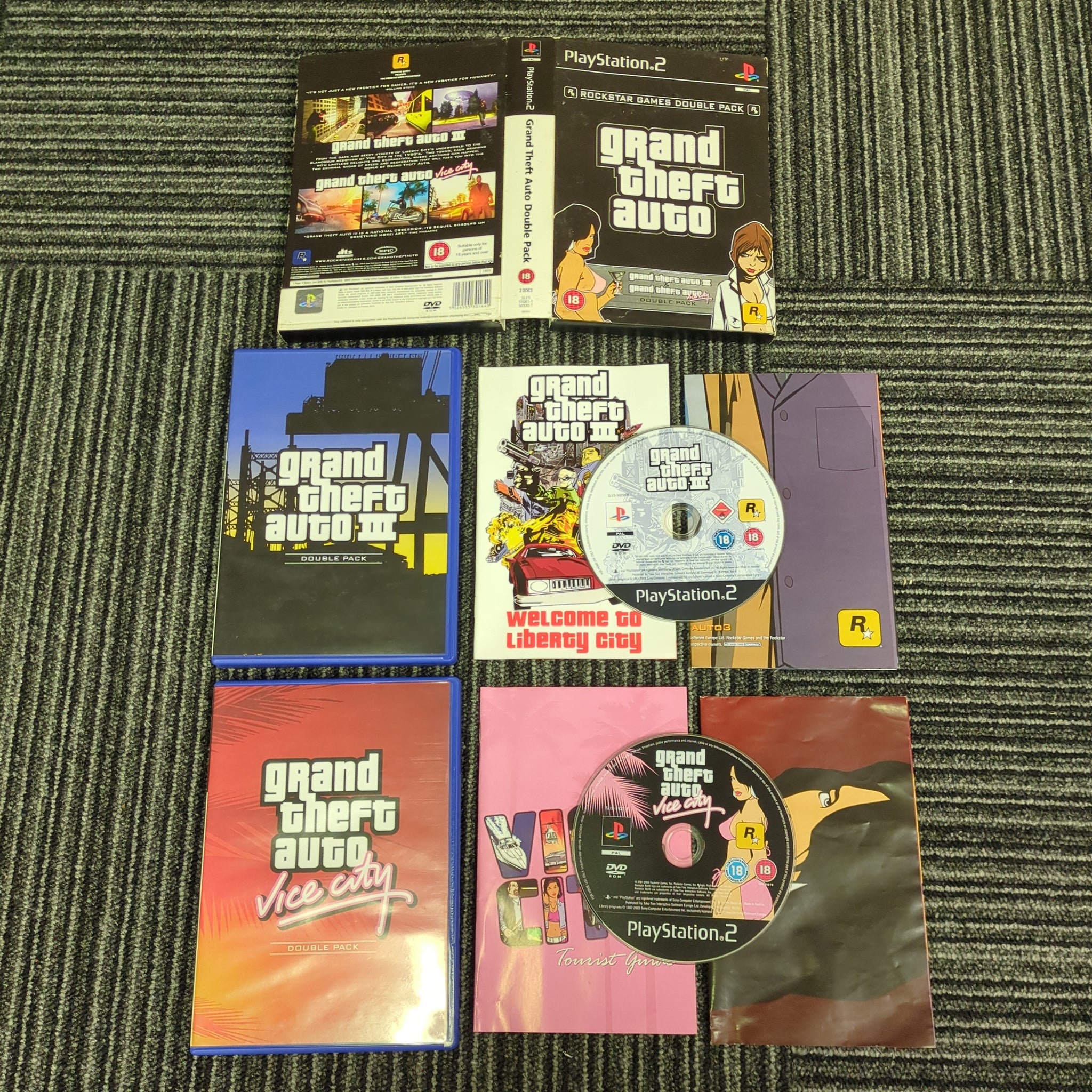 Ps2 Grand Theft Auto Trilogy 3 Pack