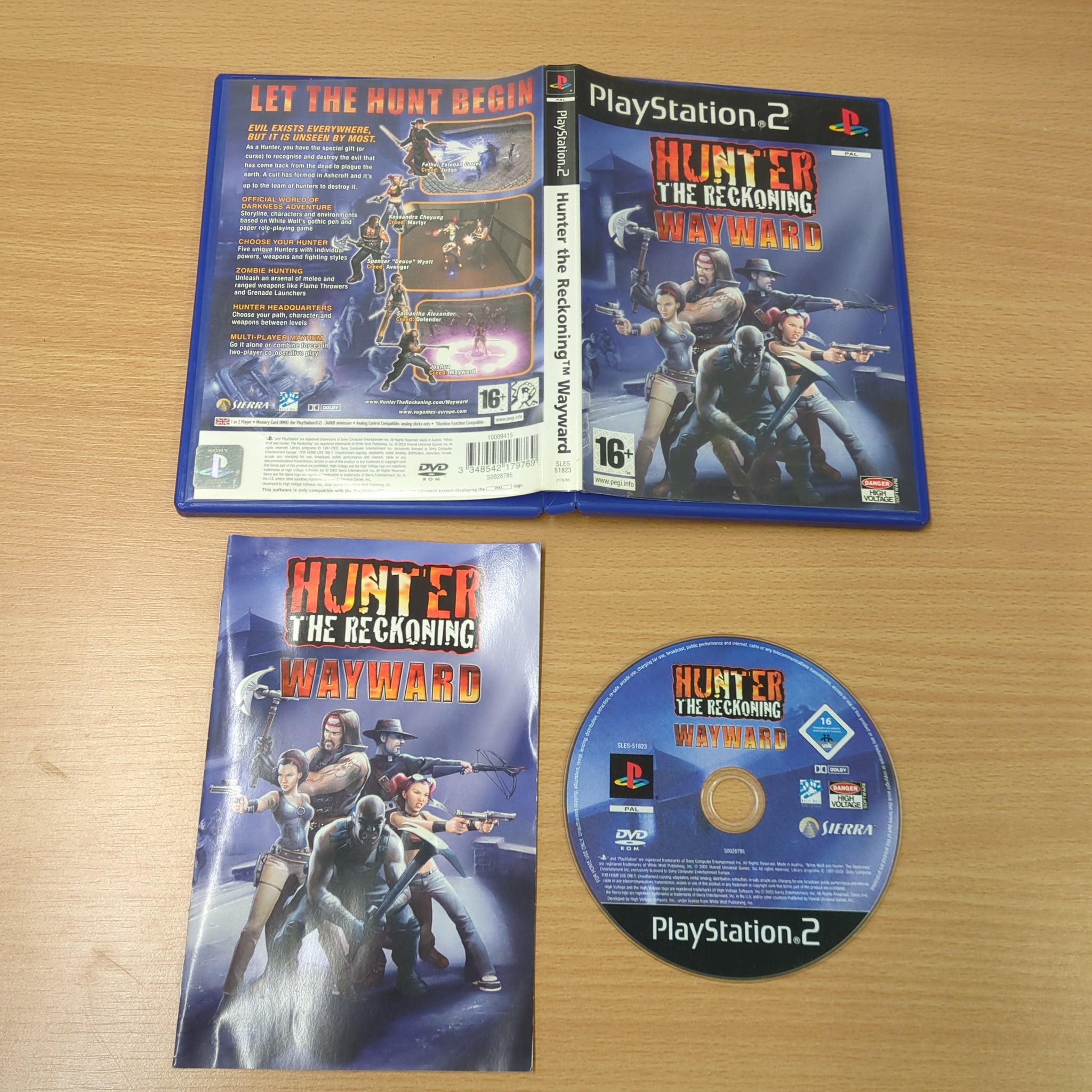 Hunter the Reckoning: Wayward Sony PS2 game – retro game store uk -  8BitBeyond.com