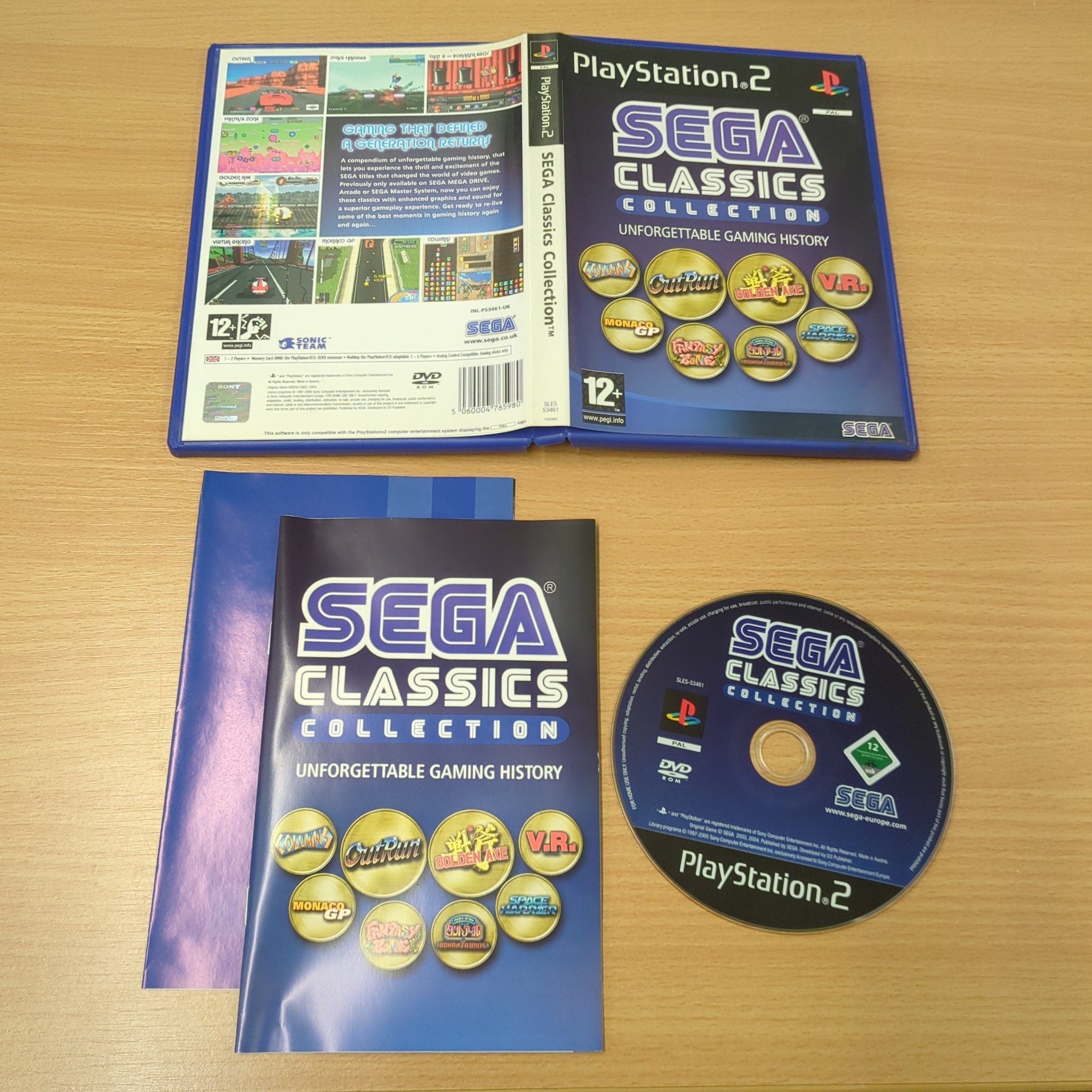 Sega classic on sale collection ps2