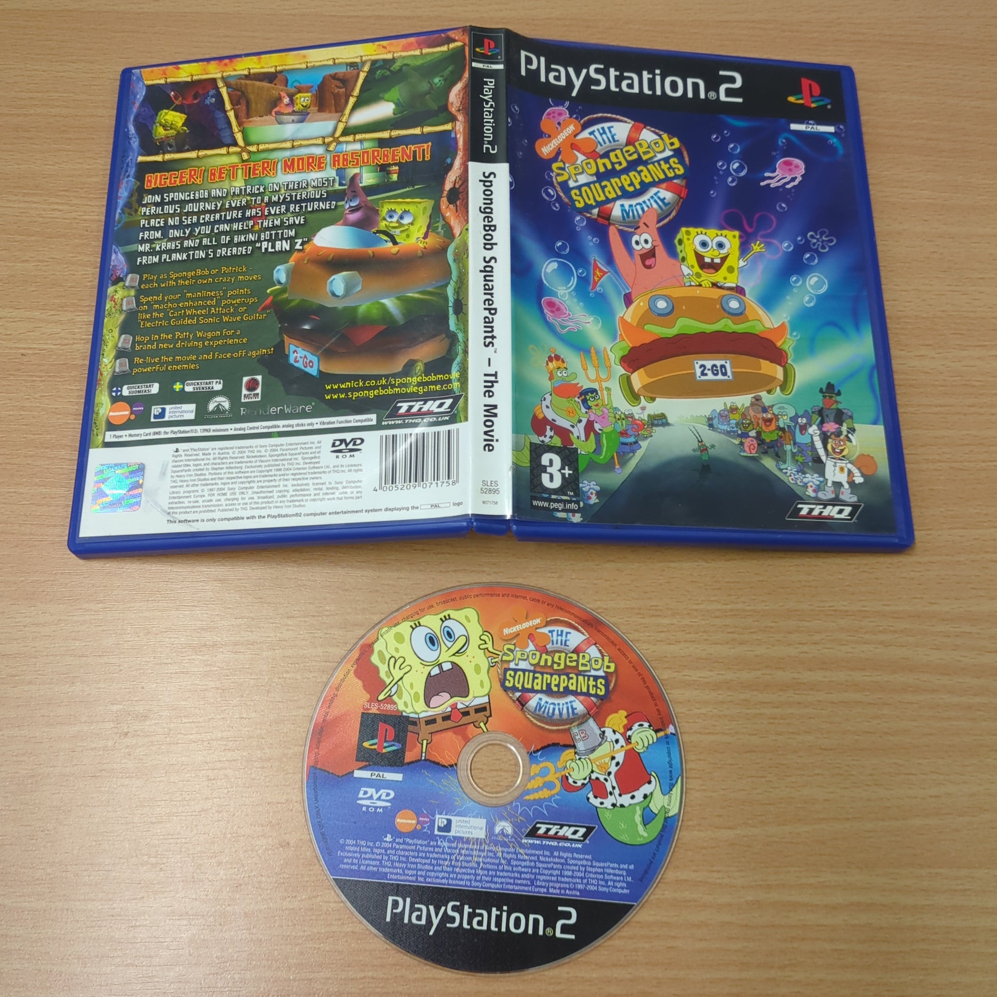 SpongeBob SquarePants: The Movie Sony PS2 game – retro game store uk -  8BitBeyond.com