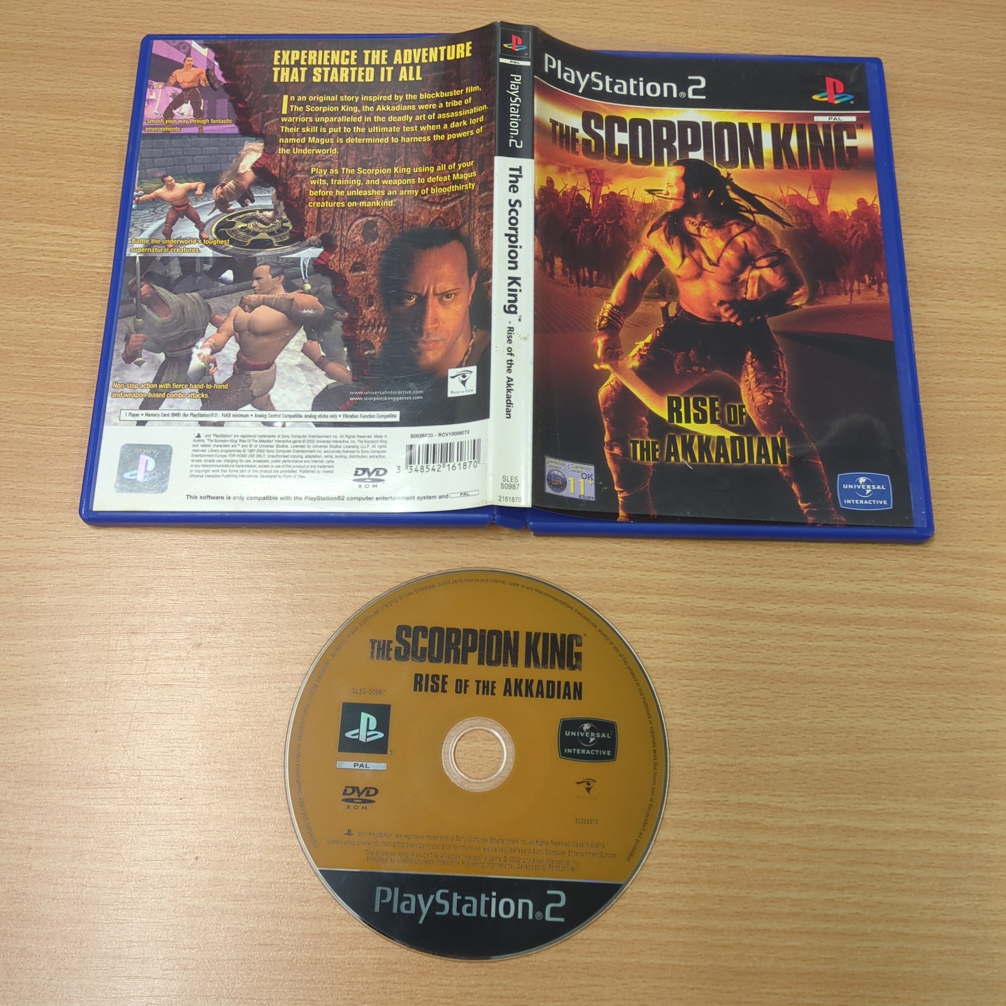 The Scorpion King: Rise of the Akkadian Sony PS2 game – retro game store uk  - 8BitBeyond.com