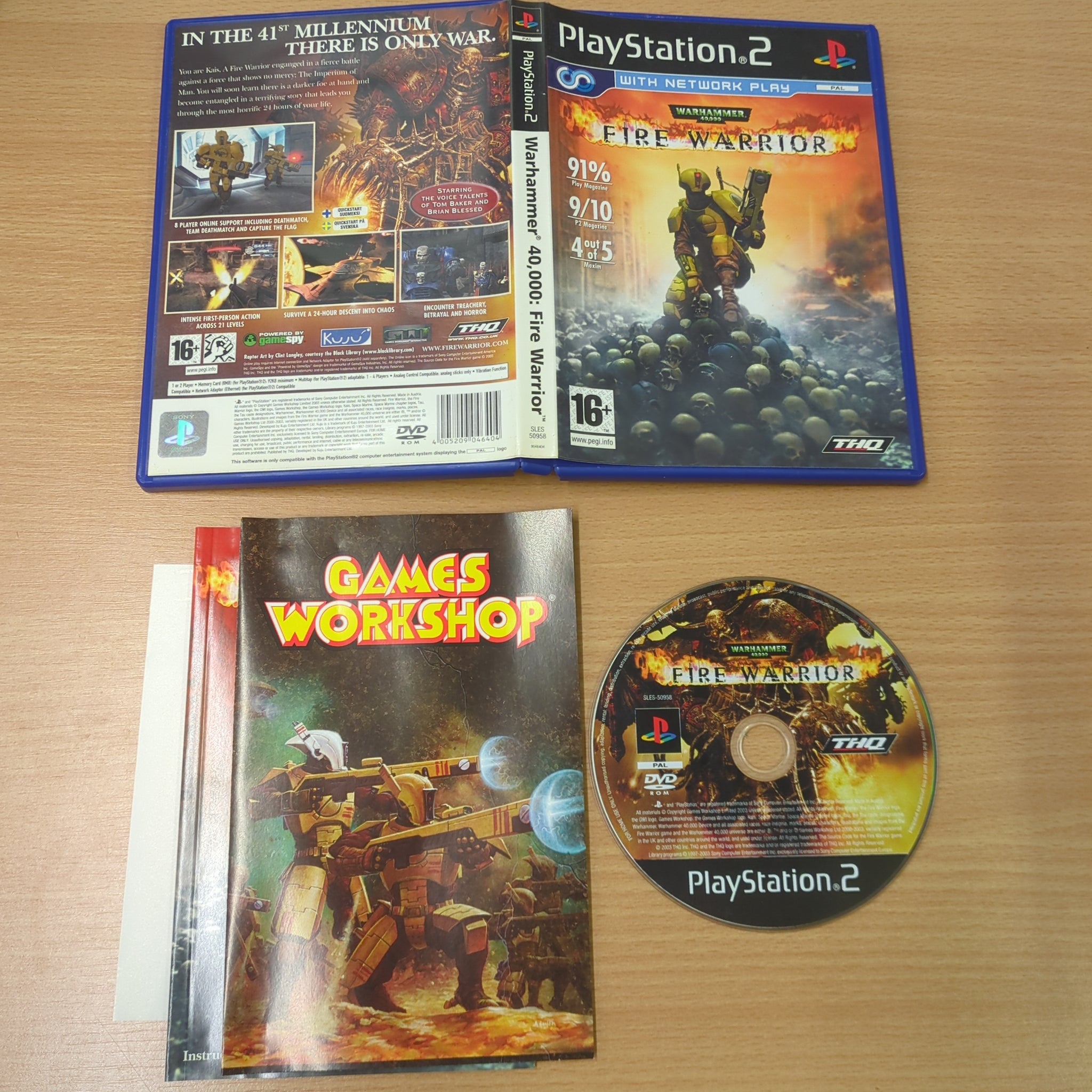 Warhammer 40,000: Fire Warrior Sony PS2 game – retro game store uk -  8BitBeyond.com