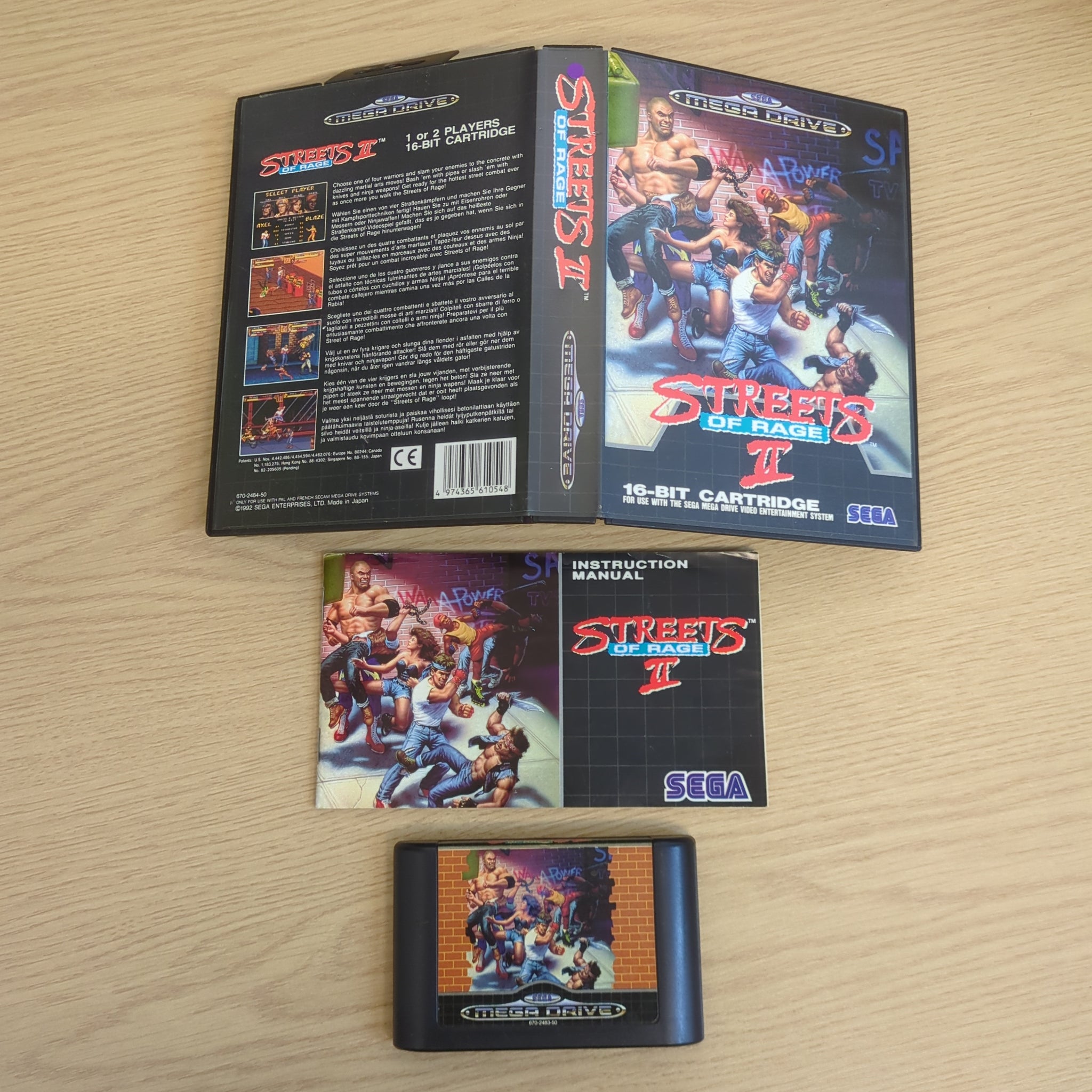 Streets of Rage 2 Sega megadrive game complete 47.99 8BitBeyond – retro  game store uk - 8BitBeyond.com