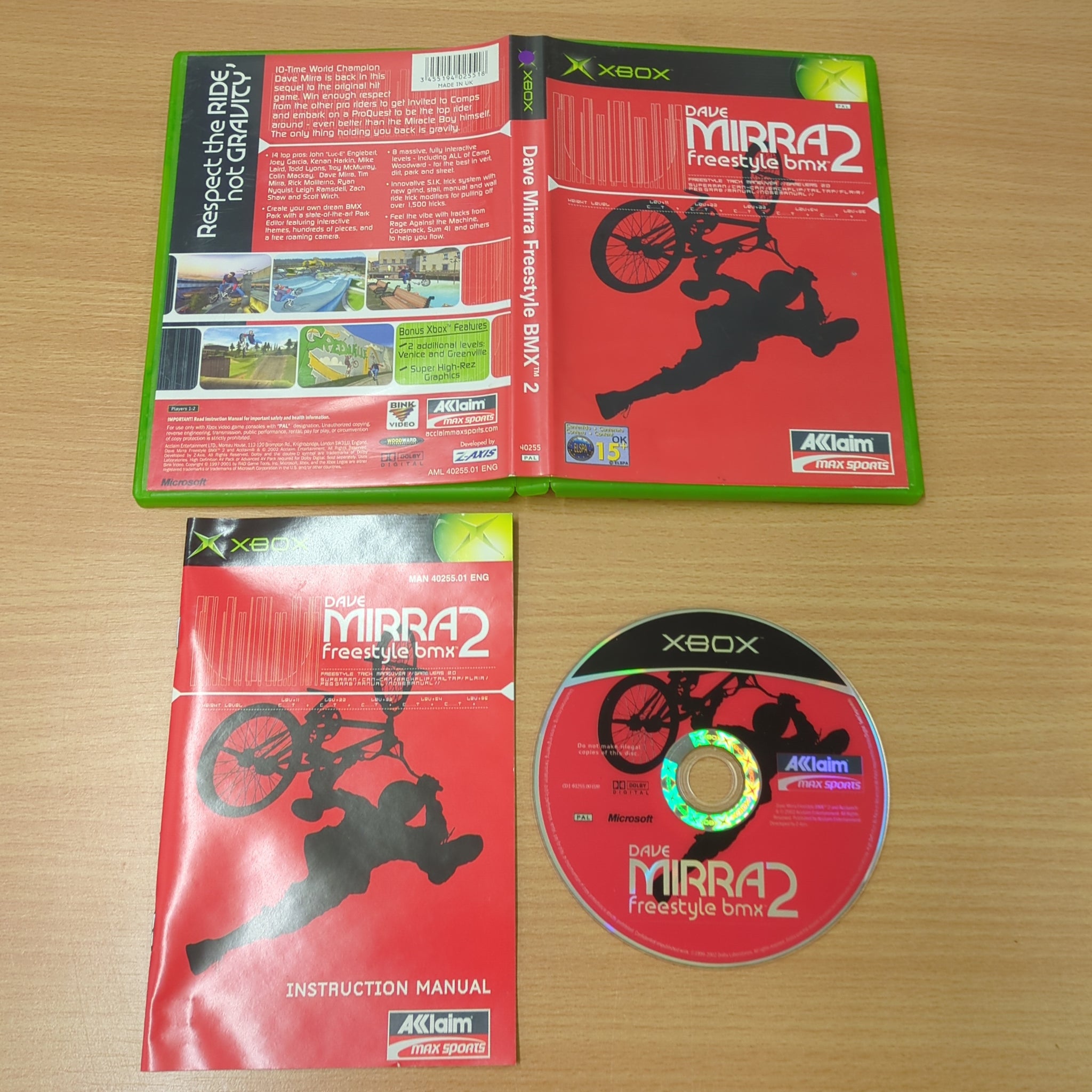 Ps2 dave mirra freestyle bmx 2 best sale