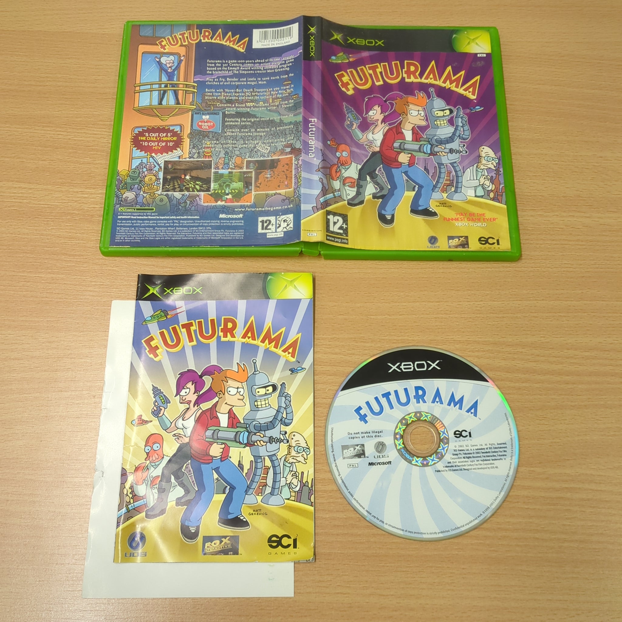 Futurama for Xbox Original outlet