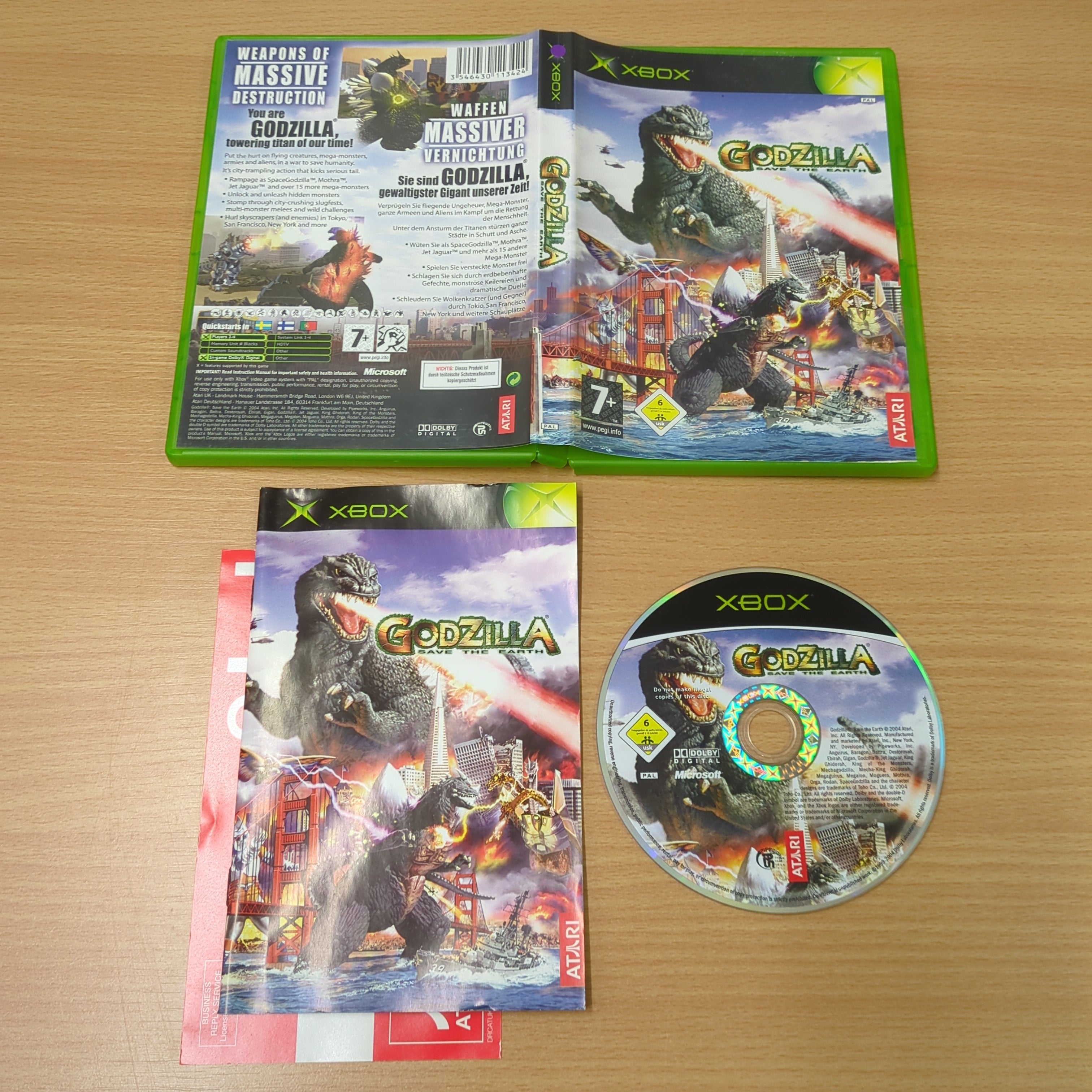 Godzilla Save the Earth for Xbox Original discount