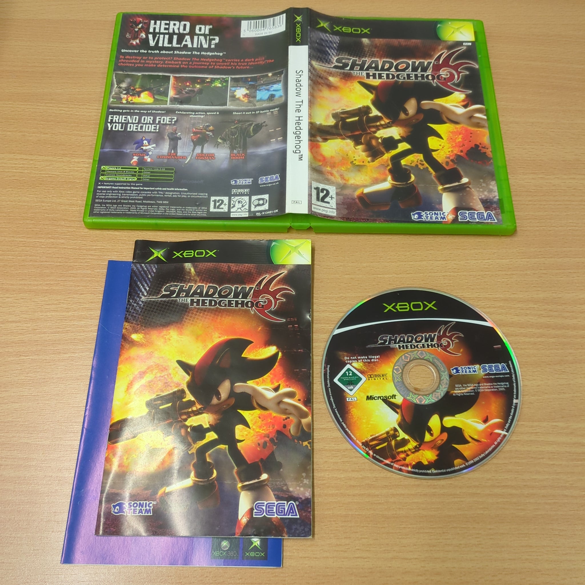 Shadow the Hedgehog 175.00 8BitBeyond – retro game store uk - 8BitBeyond.com