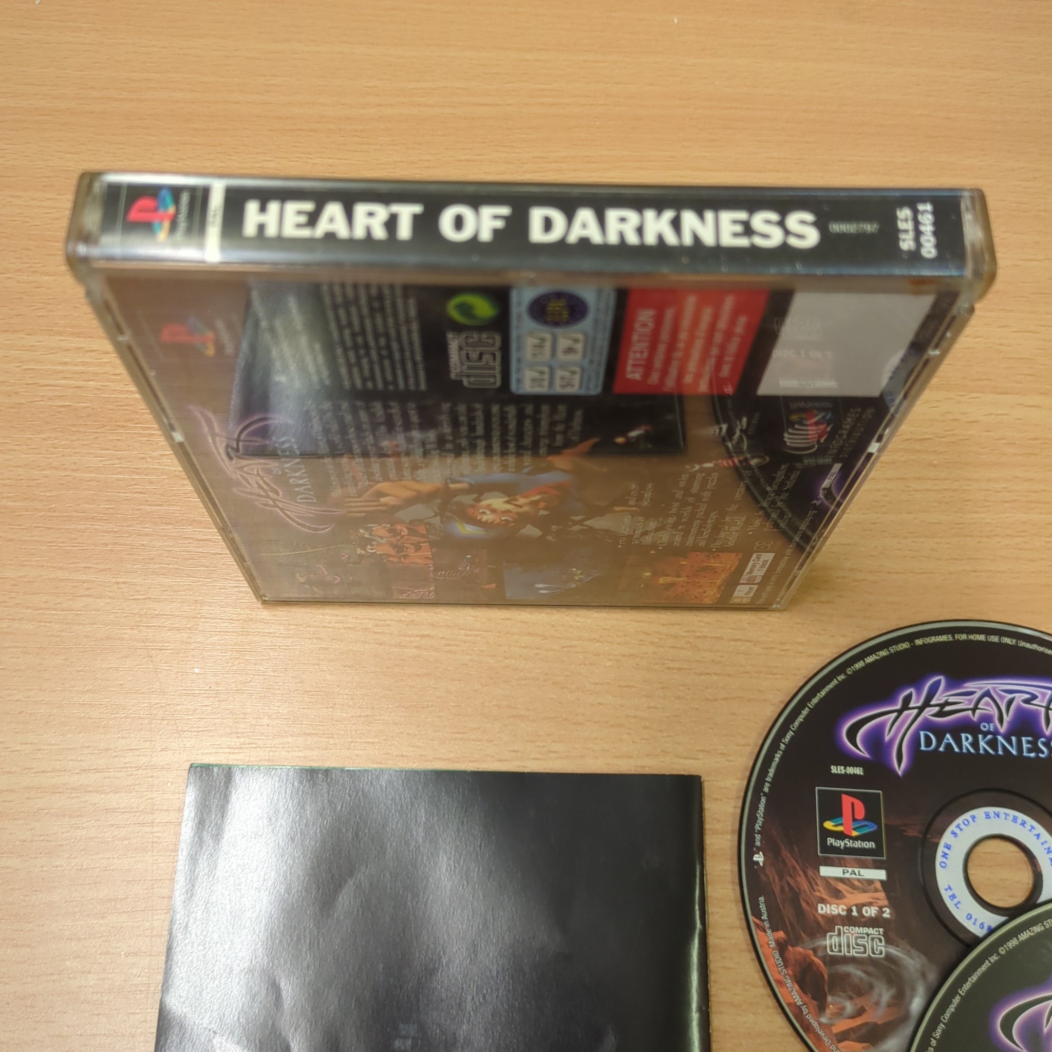 Heart of Darkness Sony PS1 game – retro game store uk - 8BitBeyond.com
