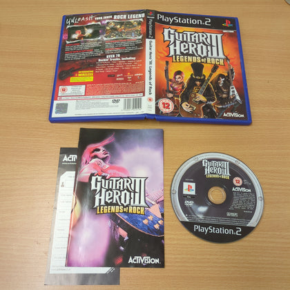 Guitar Hero III: Legends of Rock Sony PS2 game