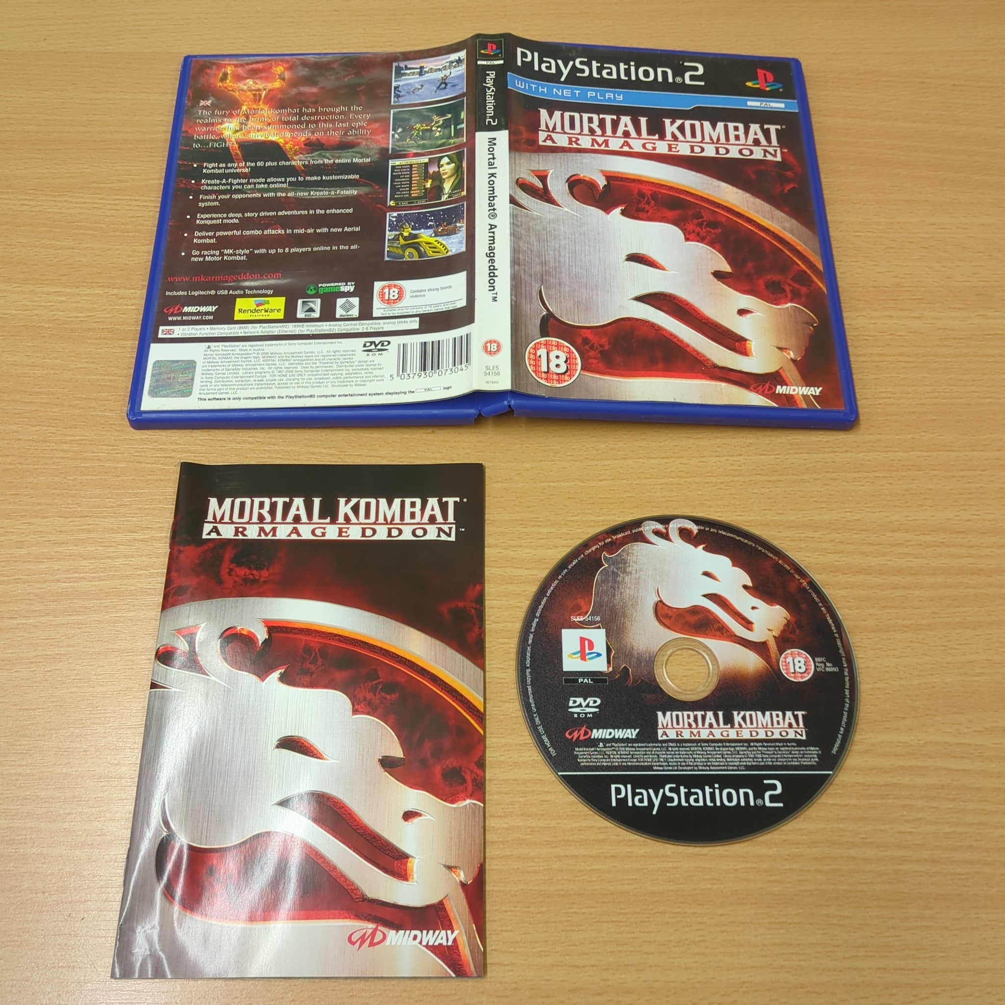 Mortal Kombat Armageddon Sony PS2 game – retro game store uk -  8BitBeyond.com