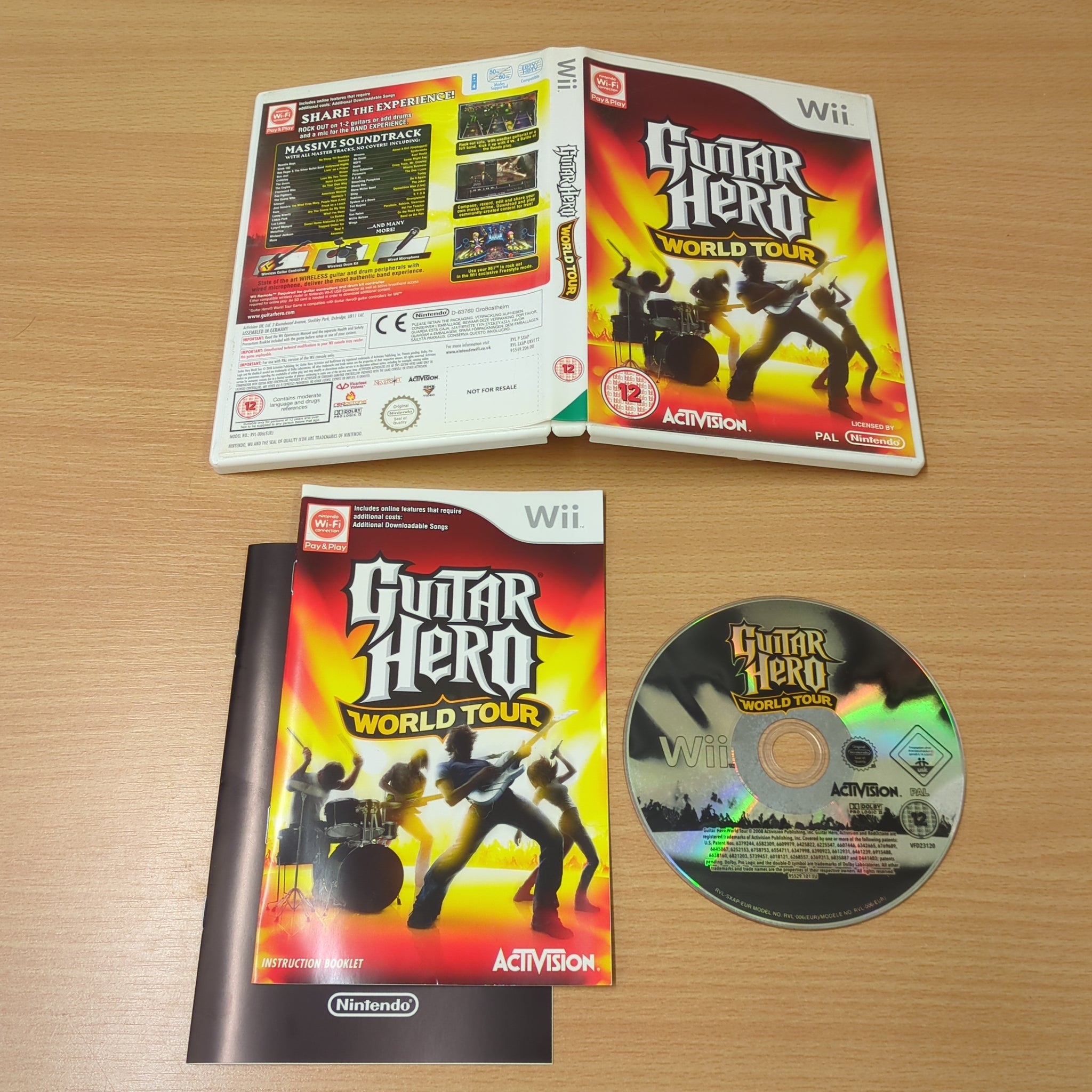 Popular Guitar Hero World Tour for Nintendo Wii