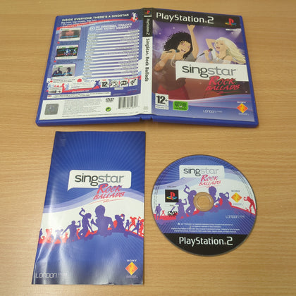 SingStar Rock Ballads Sony PS2 game