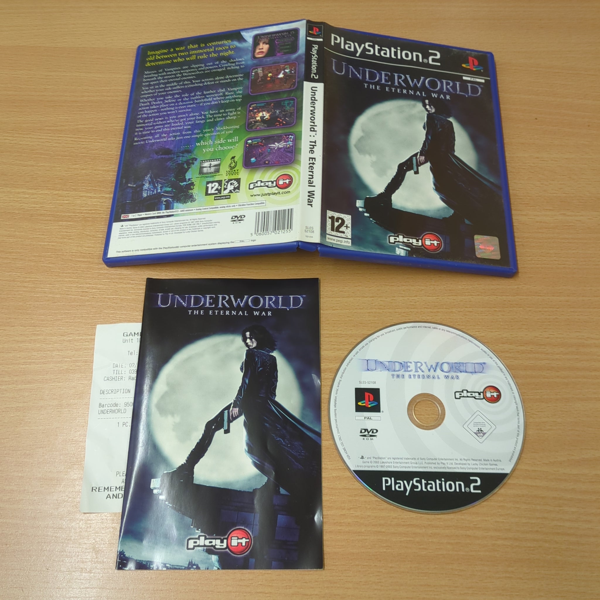 Underworld The Eternal War Sony PS2 game – retro game store uk -  8BitBeyond.com