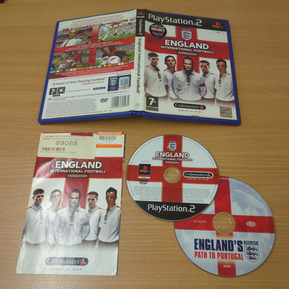 England International Football Sony PS2 game