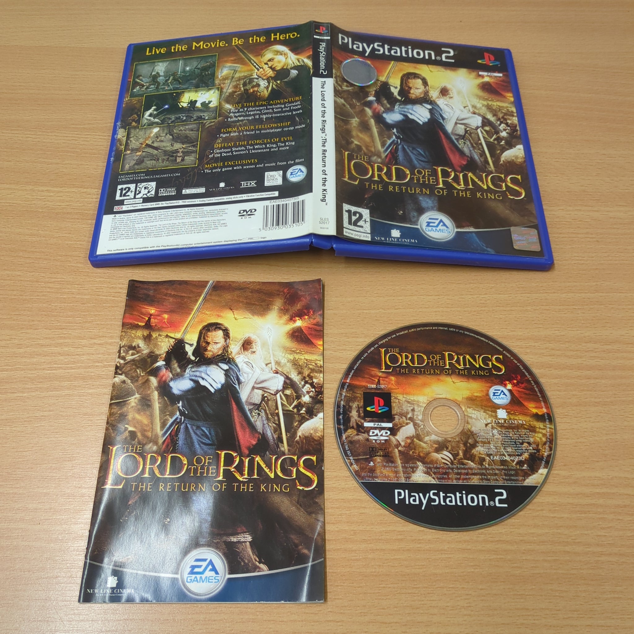 The Lord of The Rings: The Return of The King Sony PS2 game – retro game  store uk - 8BitBeyond.com