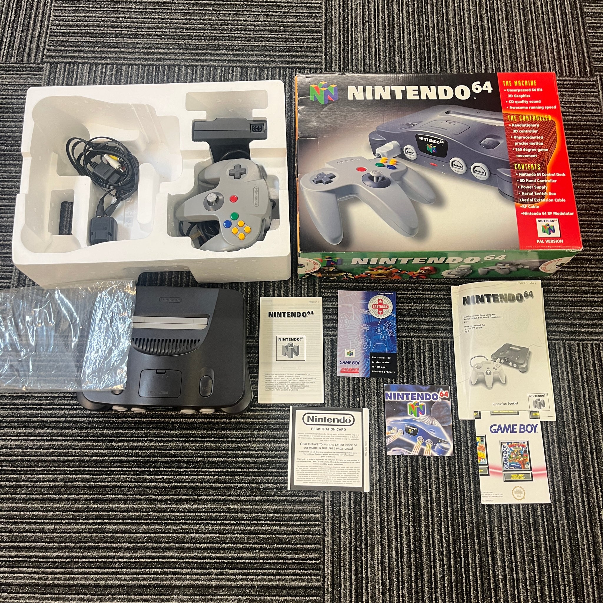 Nintendo 64 Console with Control purchases & Game