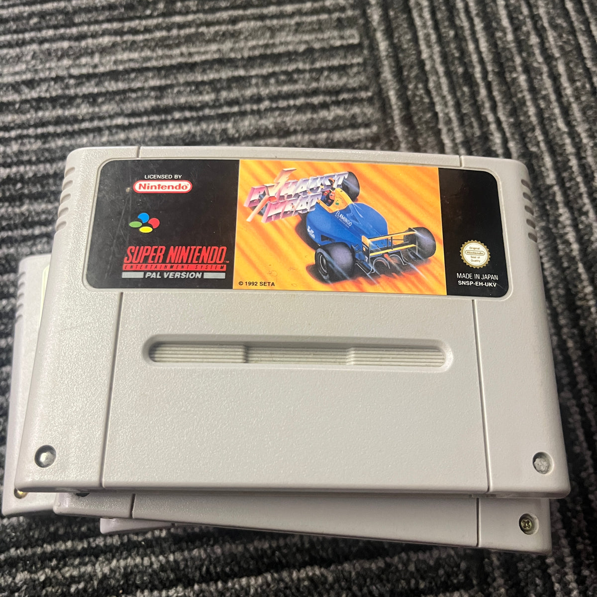 Exhaust Heat Snes game cart only – retro game store uk - 8BitBeyond.com