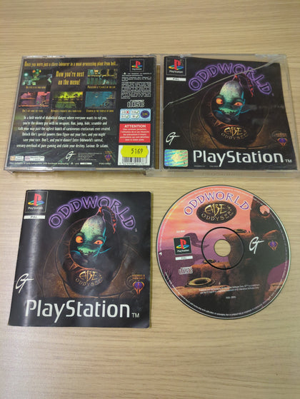 Oddworld Abe's Oddysee Sony PS1 game